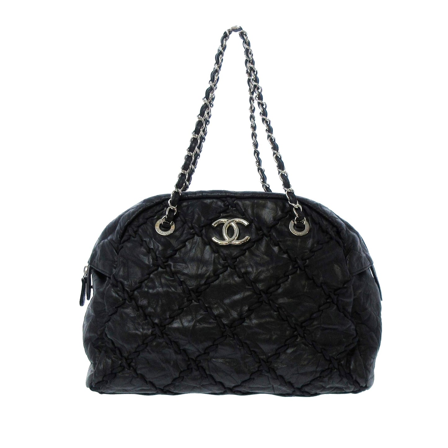 Chanel Classic Bubble Lambskin SHG Leather Shoulder Bag