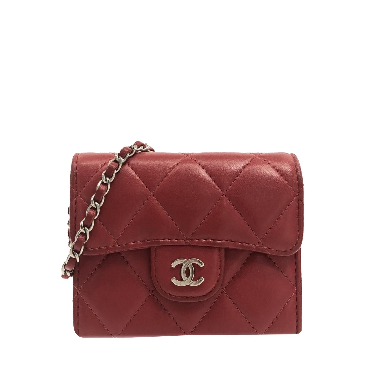 Chanel Classic Flap Lambskin Card Holder on Wallet Case