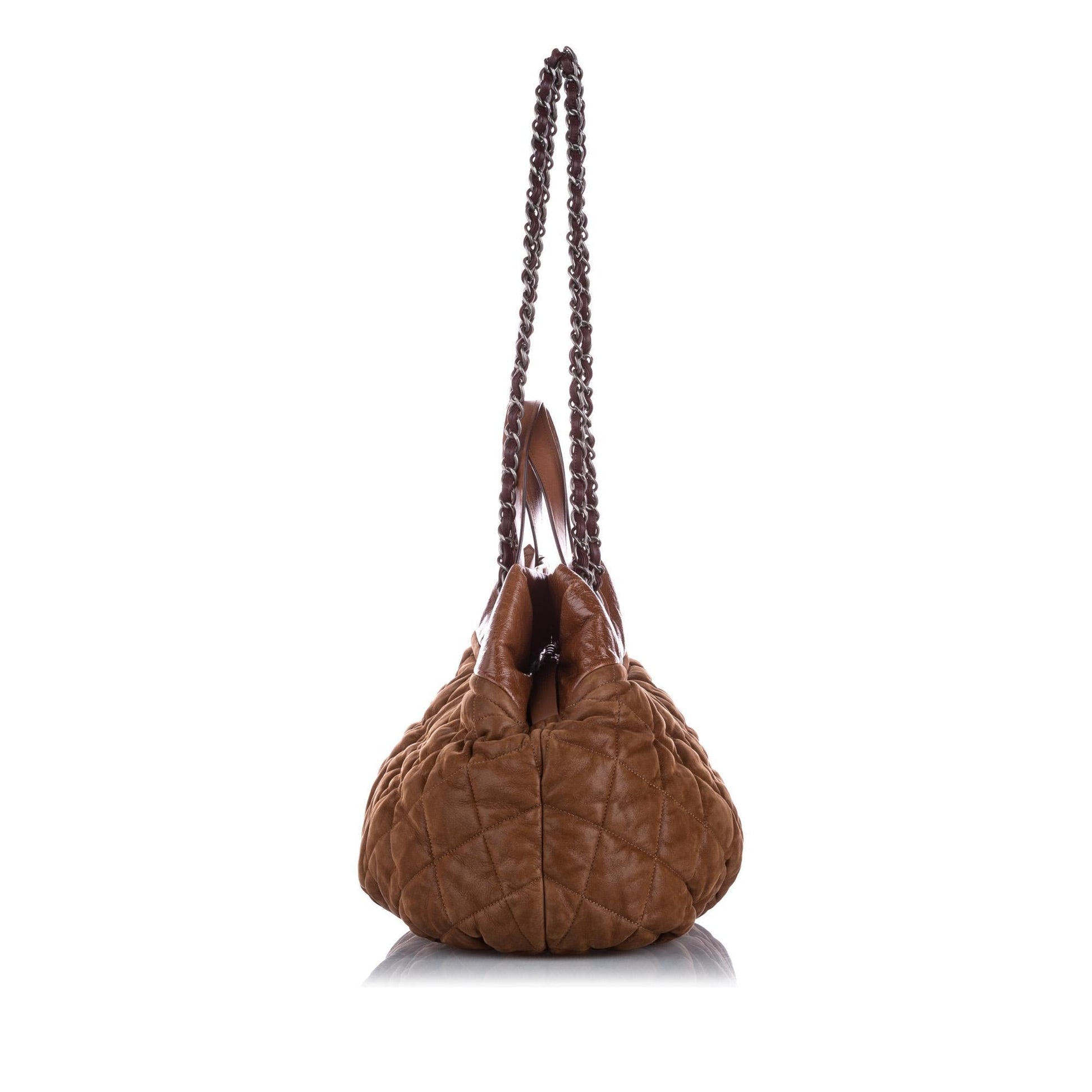 Chanel Classic In the Mix Lambskin Satchel (SHG-22768) Leather Denim Jewelry