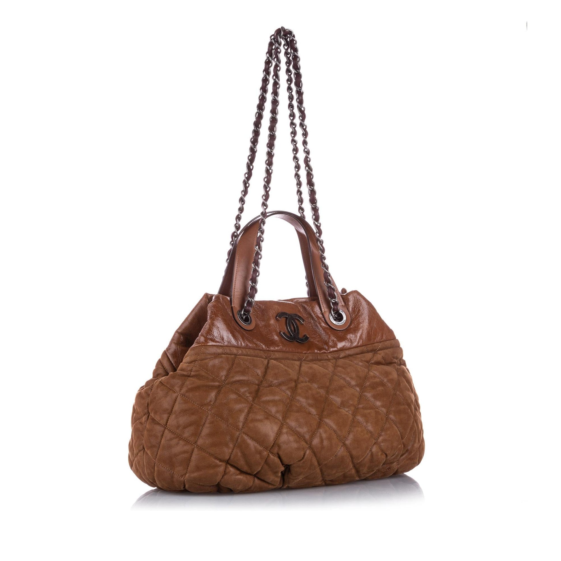 Chanel Classic Mix Lambskin Satchel SHG Leather Satchel Bag