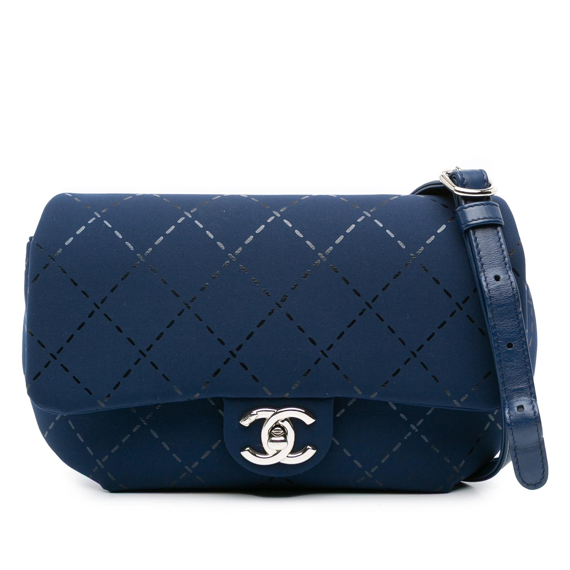 Chanel Classic Jersey Single Flap Handbag