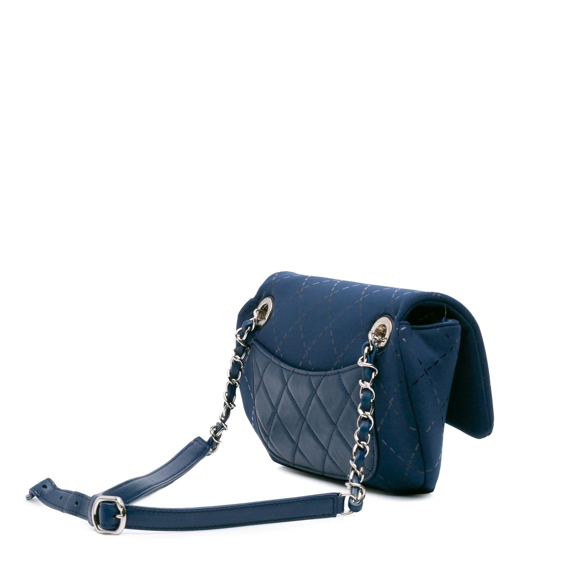 Chanel Classic Jersey Single Flap Handbag