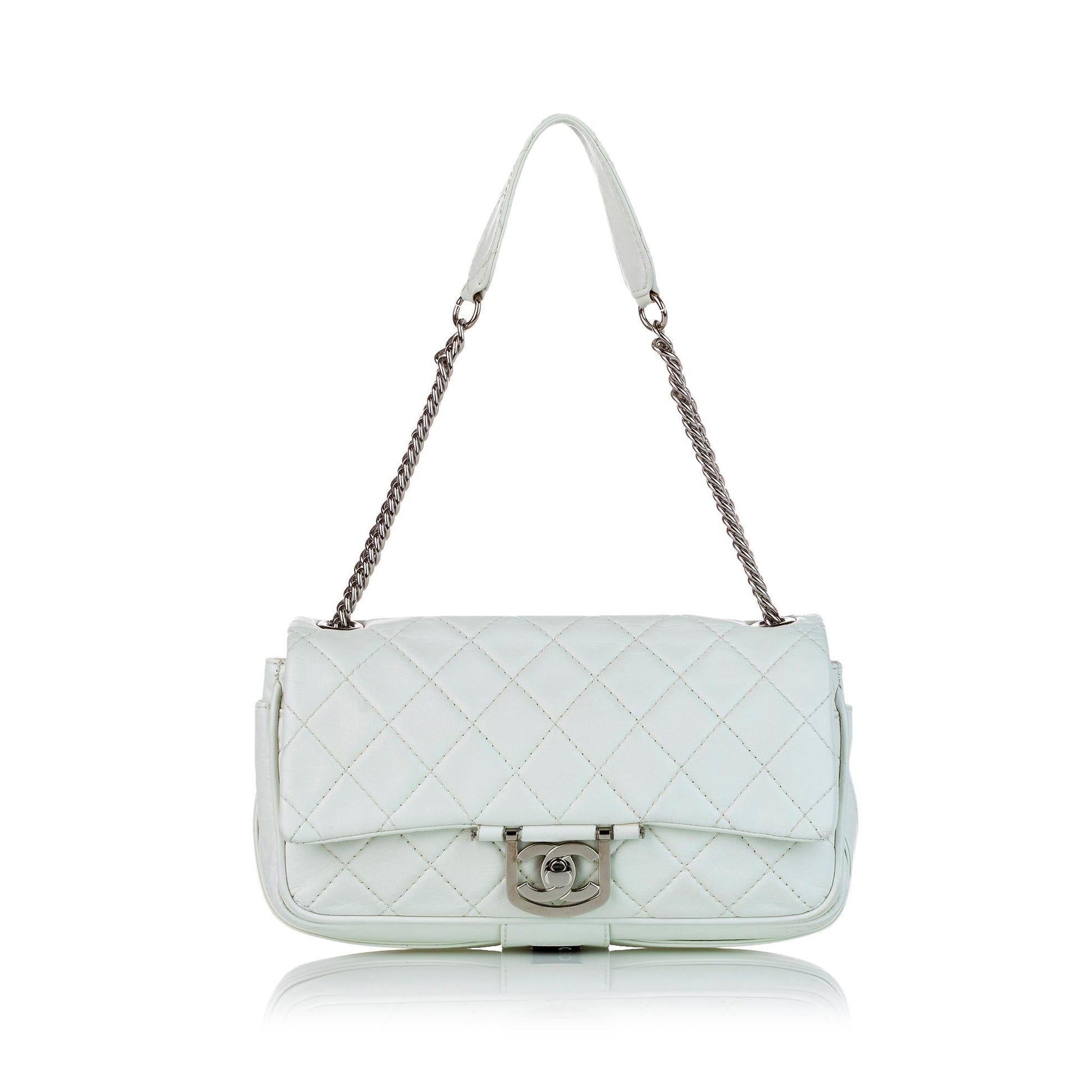 Chanel Classic Lambskin Double Flap SHG Shoulder Bag Bag Shg