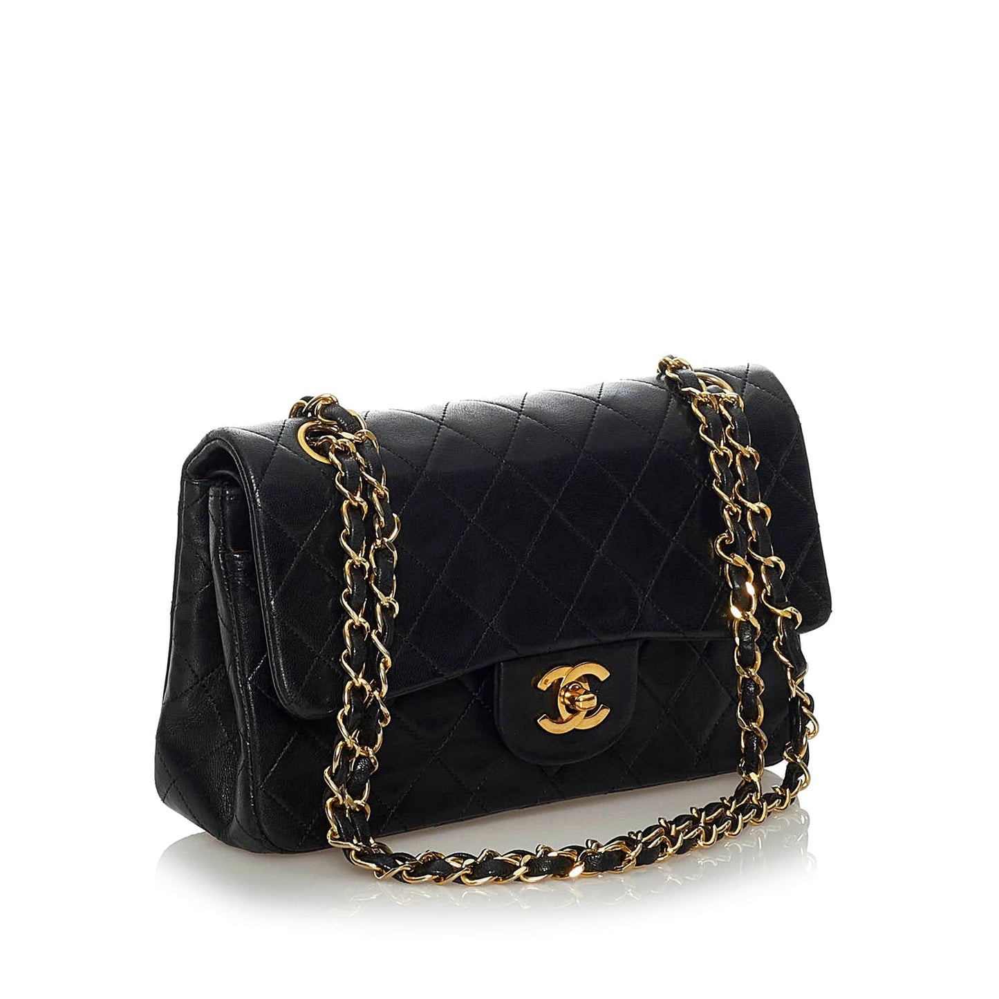 Chanel Classic Lambskin Double Flap SHG Leather Shoulder Bag 6