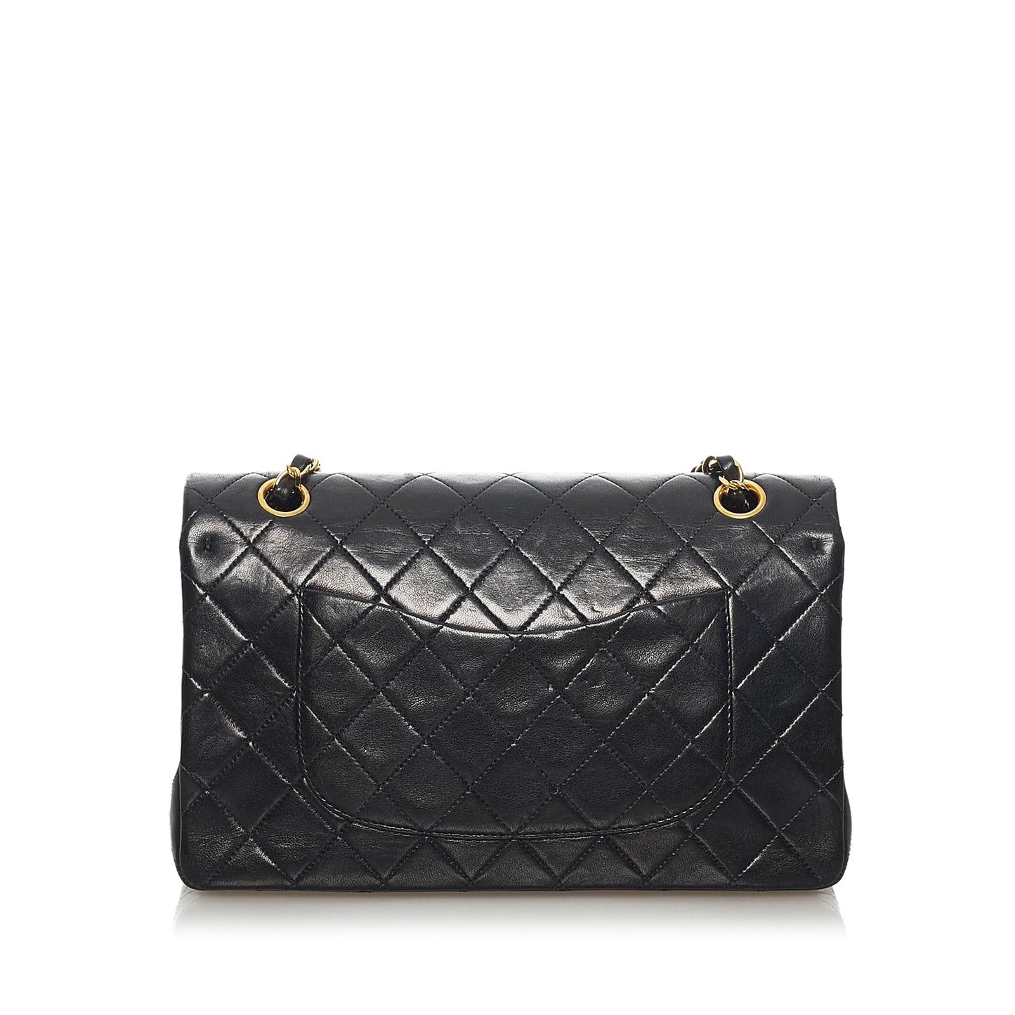 Chanel Classic Lambskin Double Flap SHG Leather Shoulder Bag 9