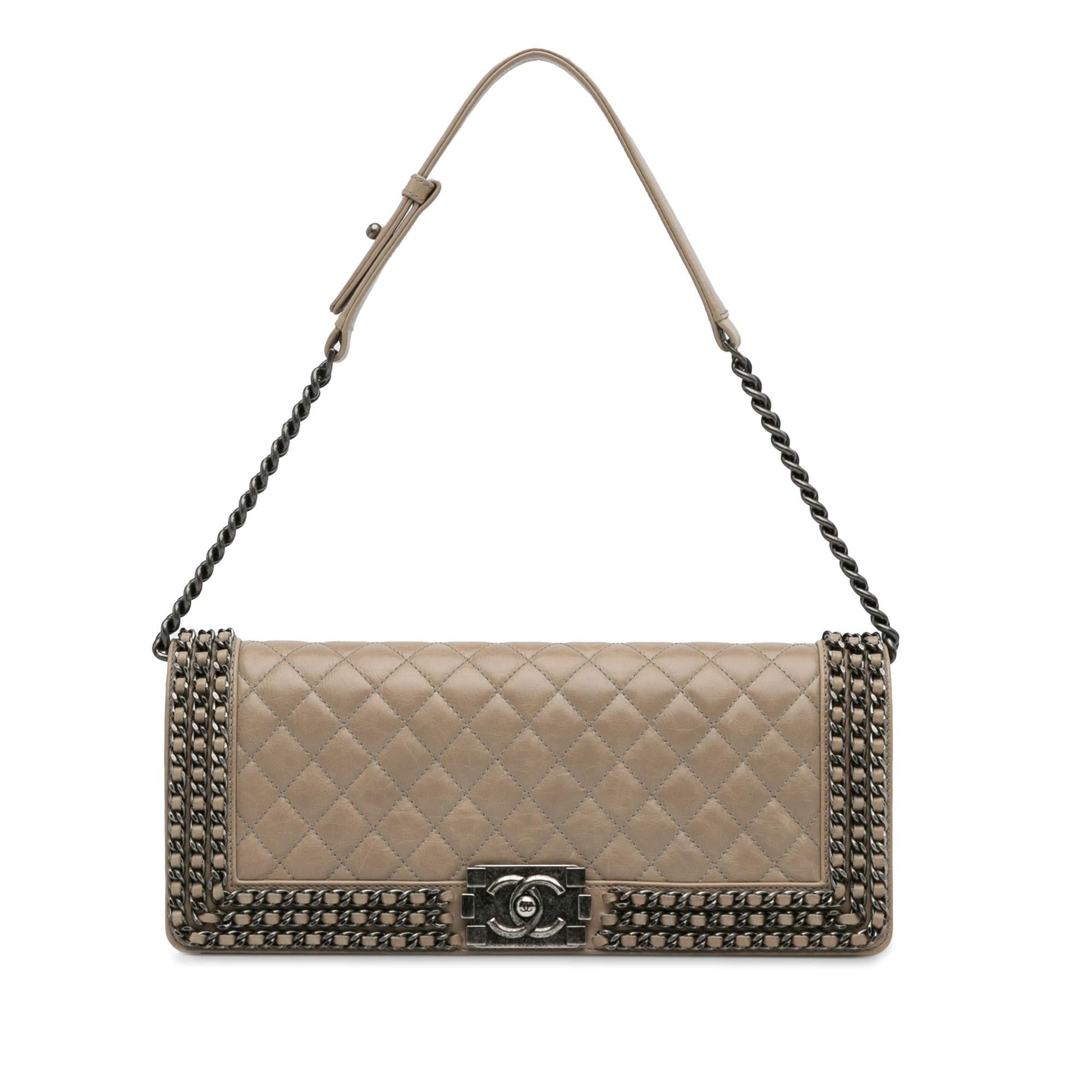 Chanel Classic Long Boy Flap SHG-PRcNkO Shoulder Bag