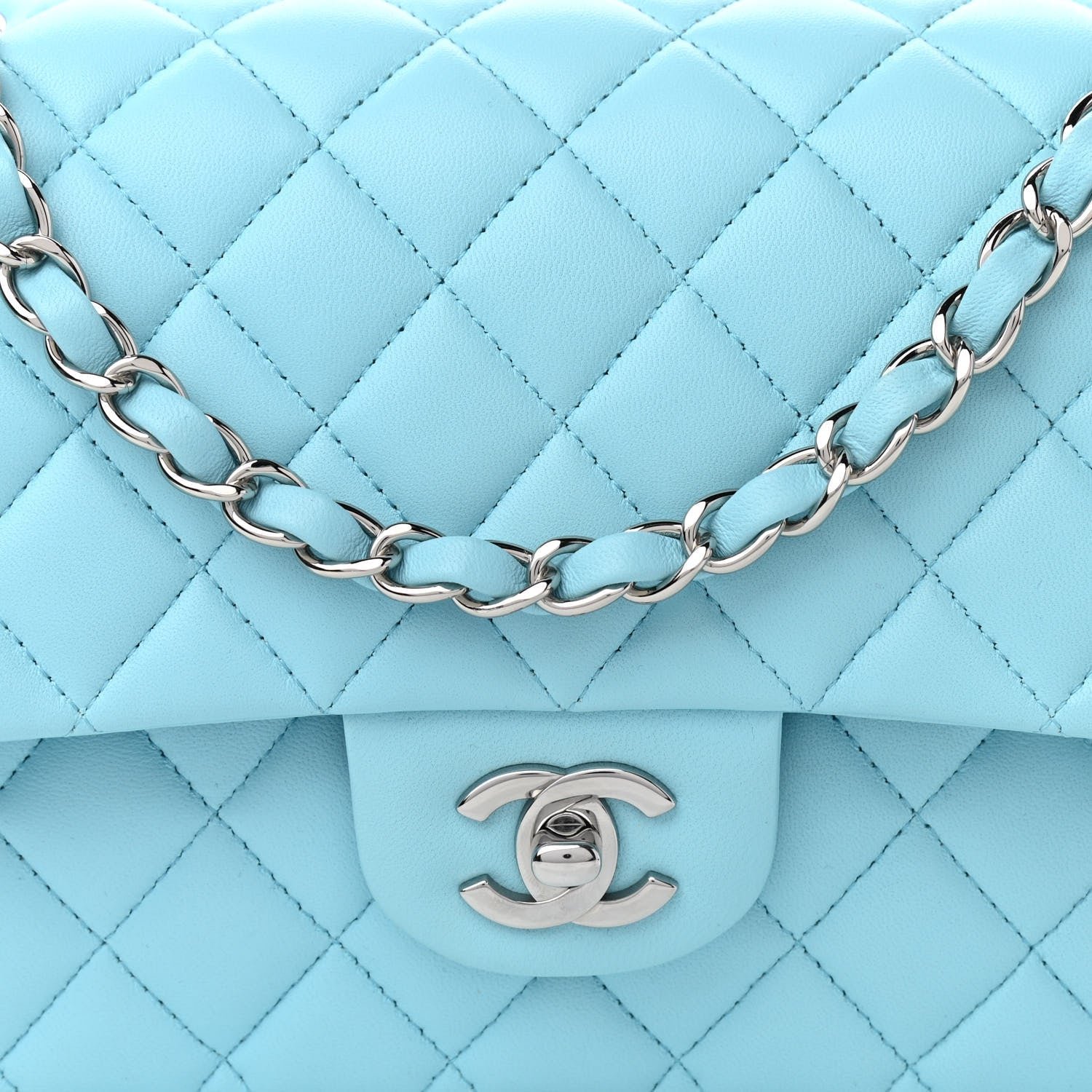 Chanel CLASSIC QUILTED CALFSKIN DOUBLE FLAP Shoulder Bag