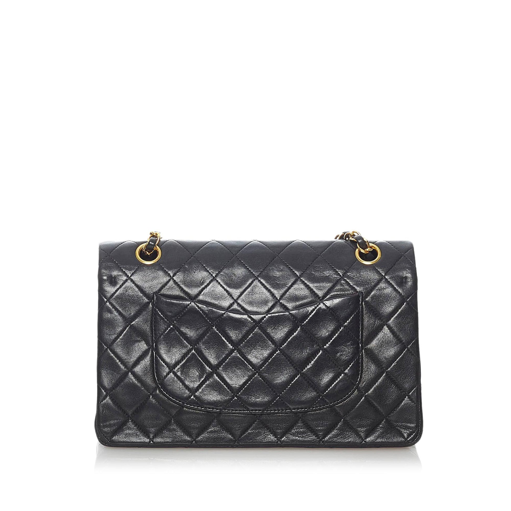Chanel Classic Lambskin Double Flap SHG Shoulder Bag 3