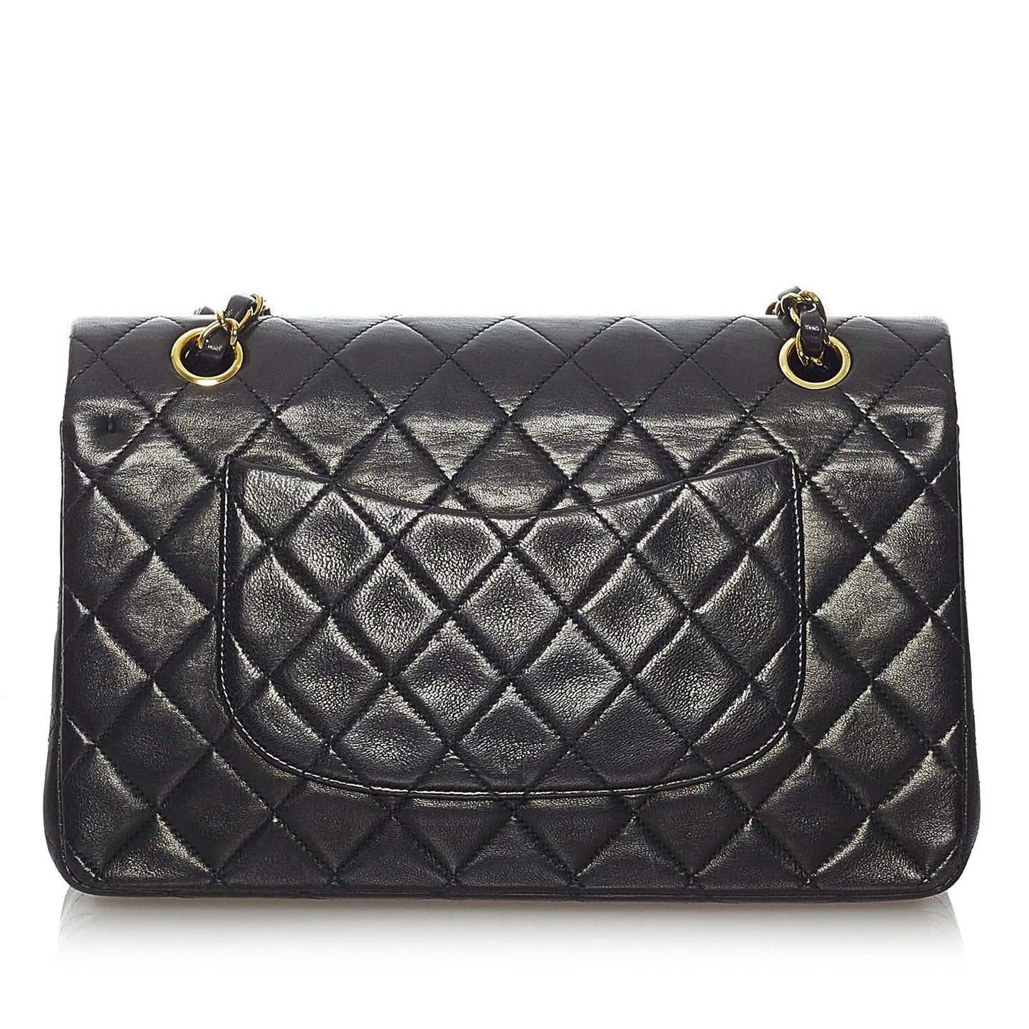 Chanel Classic Lambskin Double Flap SHG Shoulder Bag 4