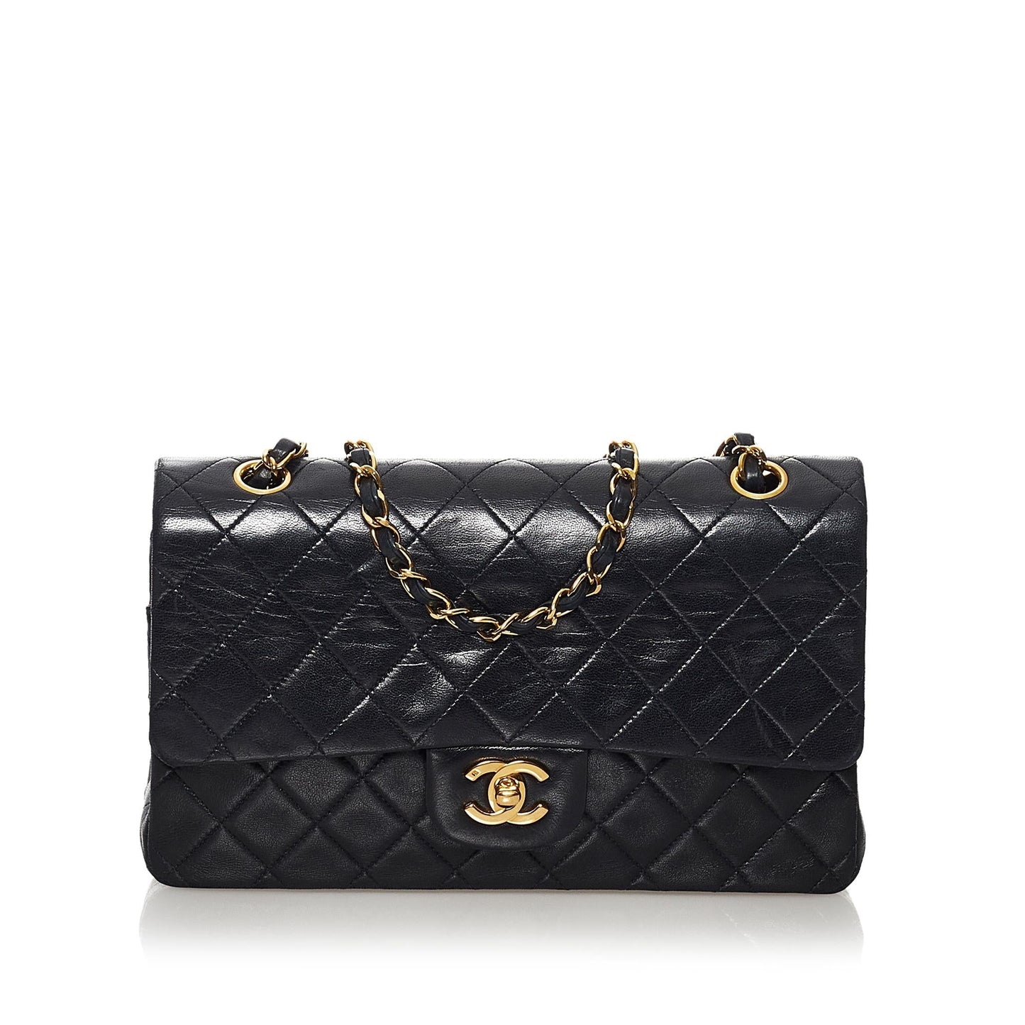 Chanel Classic Lambskin Double Flap SHG Shoulder Bag 6