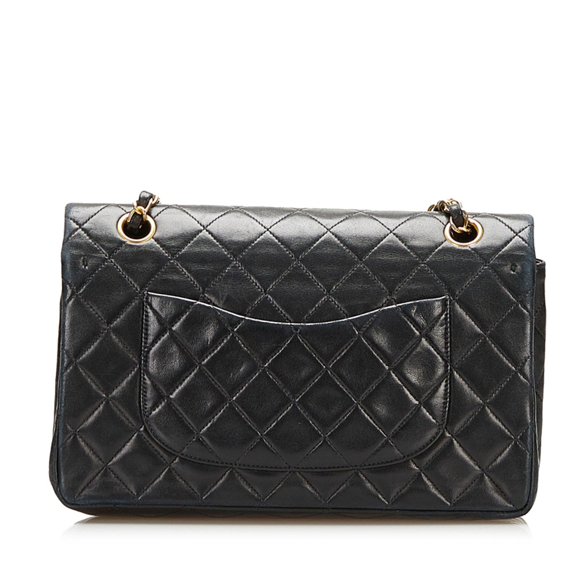 Chanel Classic Lambskin Double Flap SHG Shoulder Bag 7