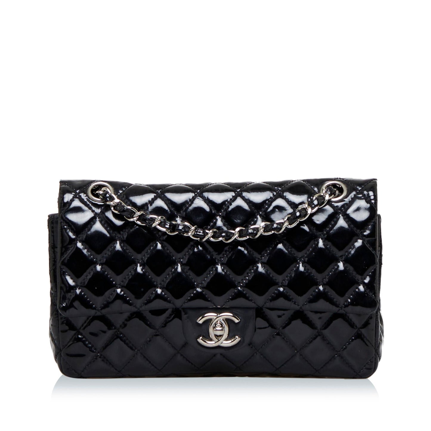 Chanel Classic Patent Double Flap SHG-jxY7eP Handbag