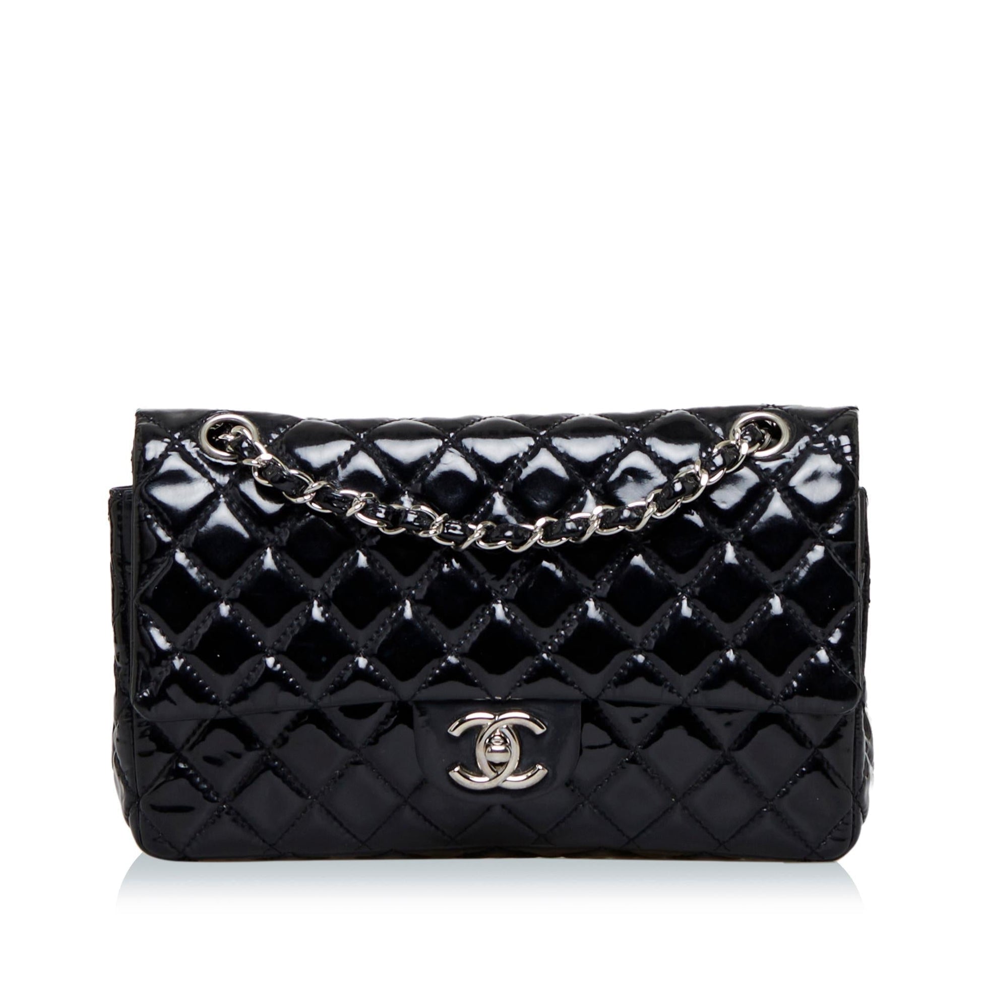 Chanel Classic Patent Double Flap SHG-jxY7eP Handbag