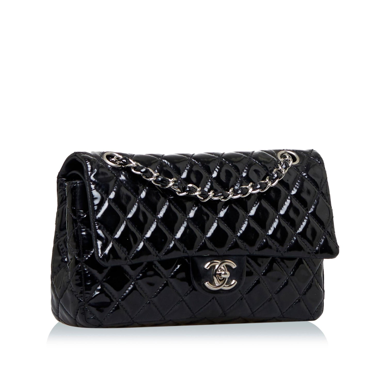 Chanel Classic Patent Double Flap SHG-jxY7eP Handbag
