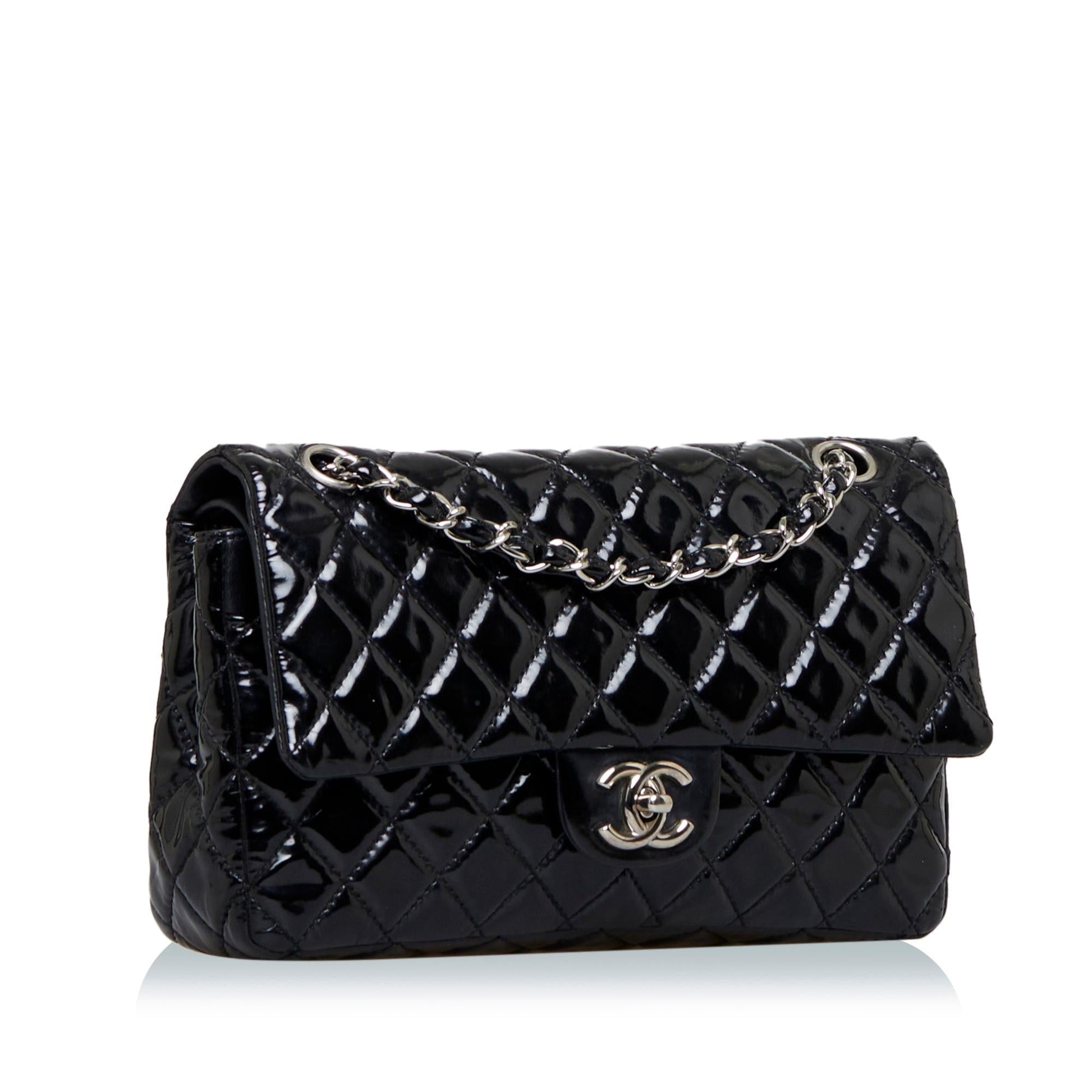 Chanel Classic Patent Double Flap SHG-jxY7eP Handbag