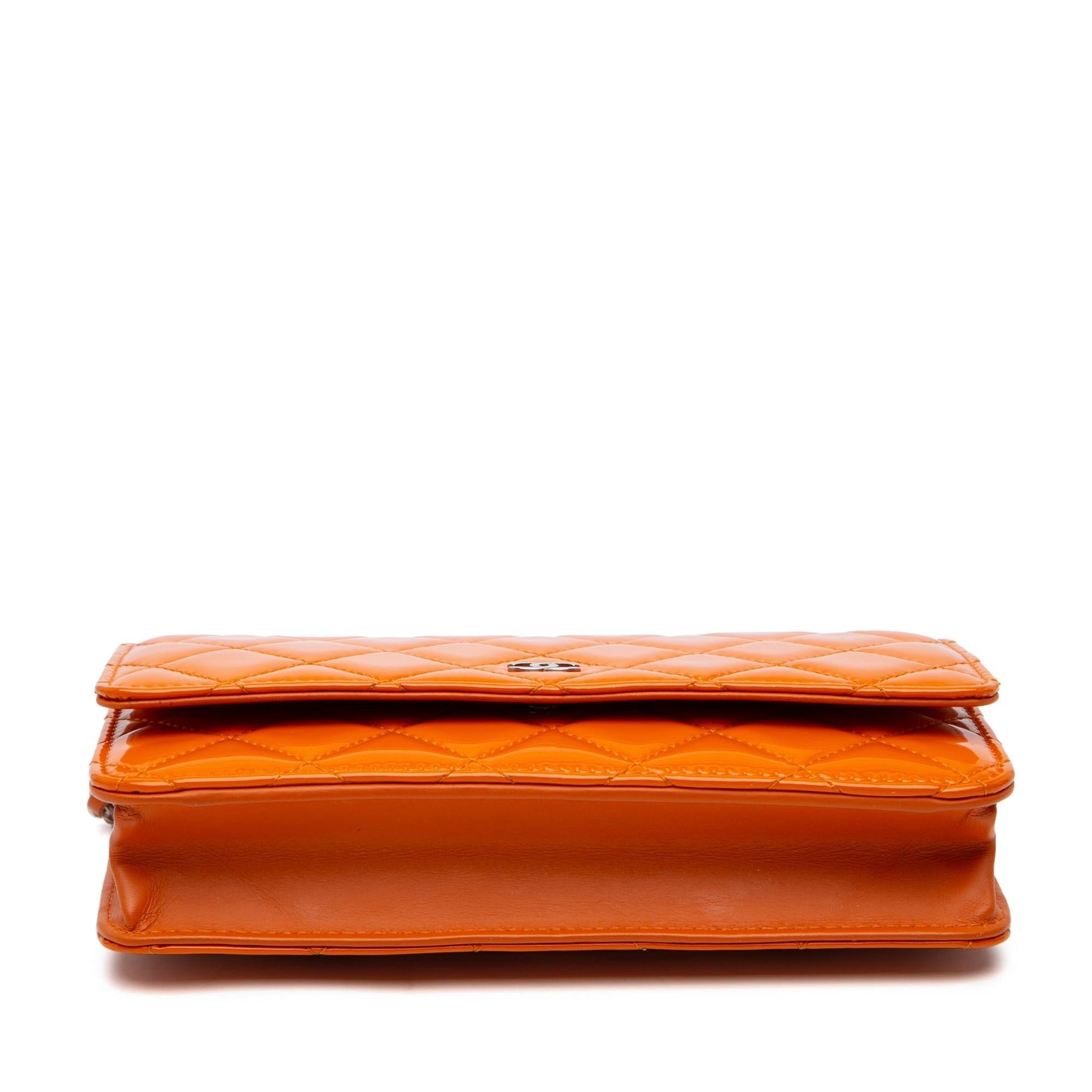 Chanel Classic Patent On Wallet Case