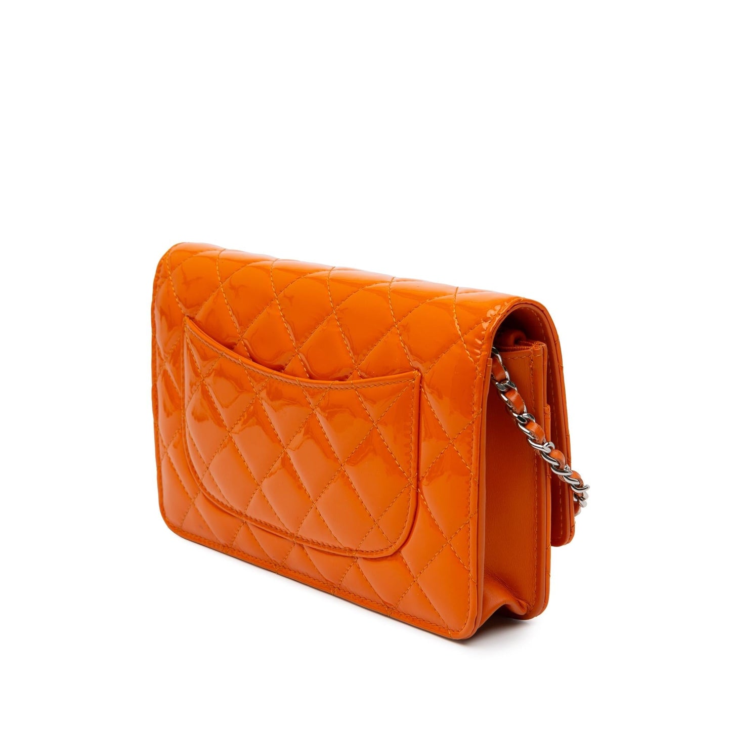 Chanel Classic Patent On Wallet Case
