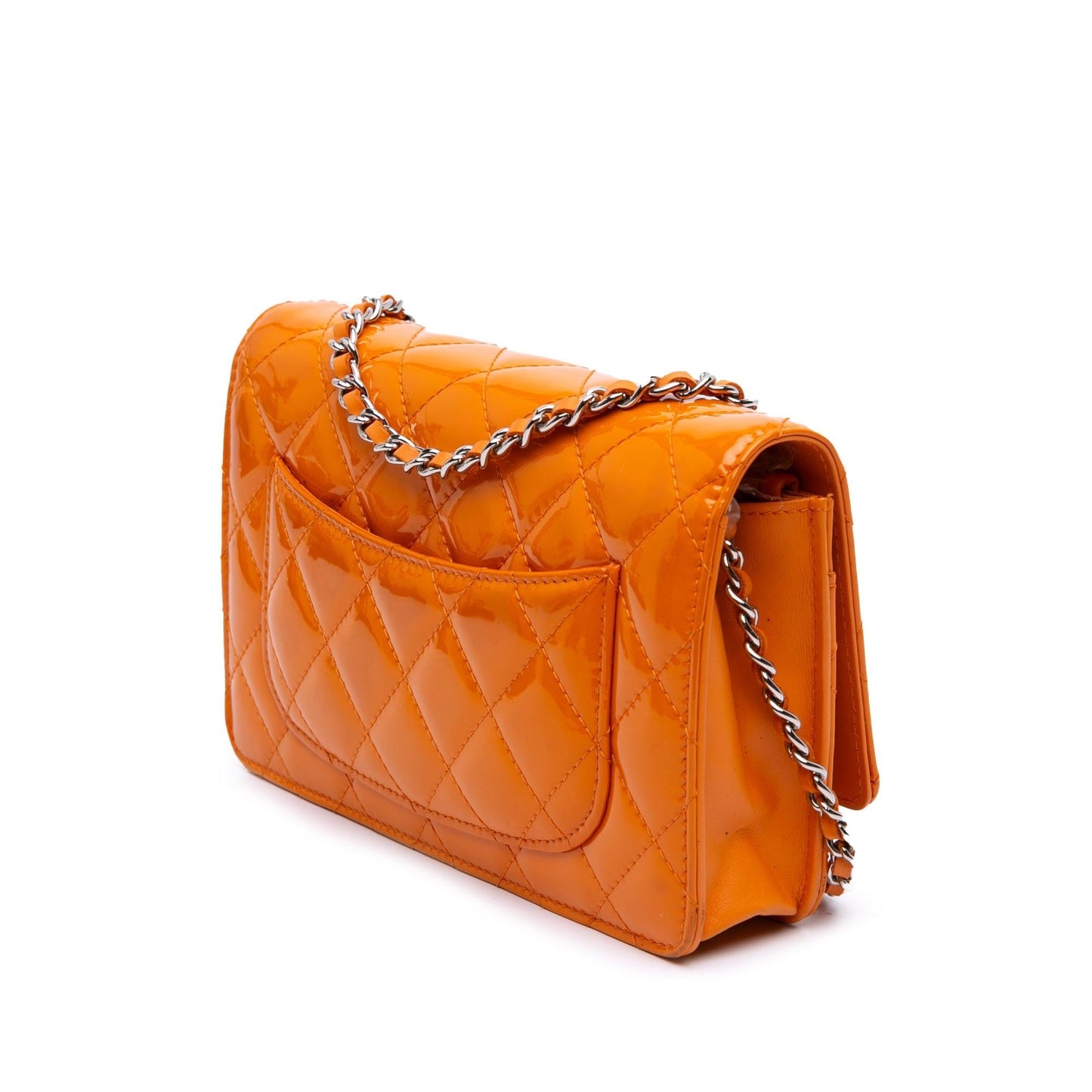 Chanel Classic Patent On Wallet Case Chain 1
