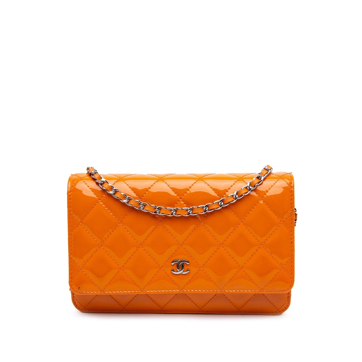 Chanel Classic Patent On Wallet Case Chain 2
