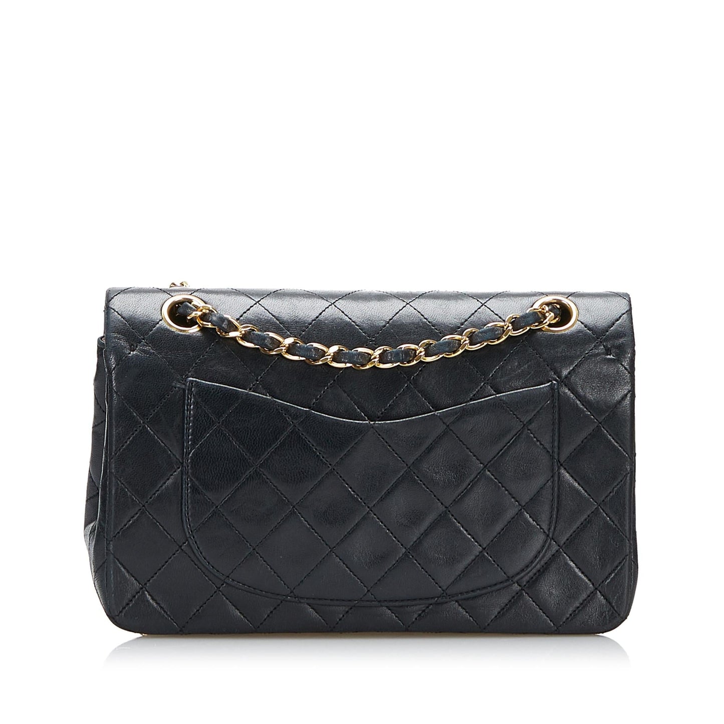 Chanel Classic Lambskin Double Flap SHG Small Handbag 10
