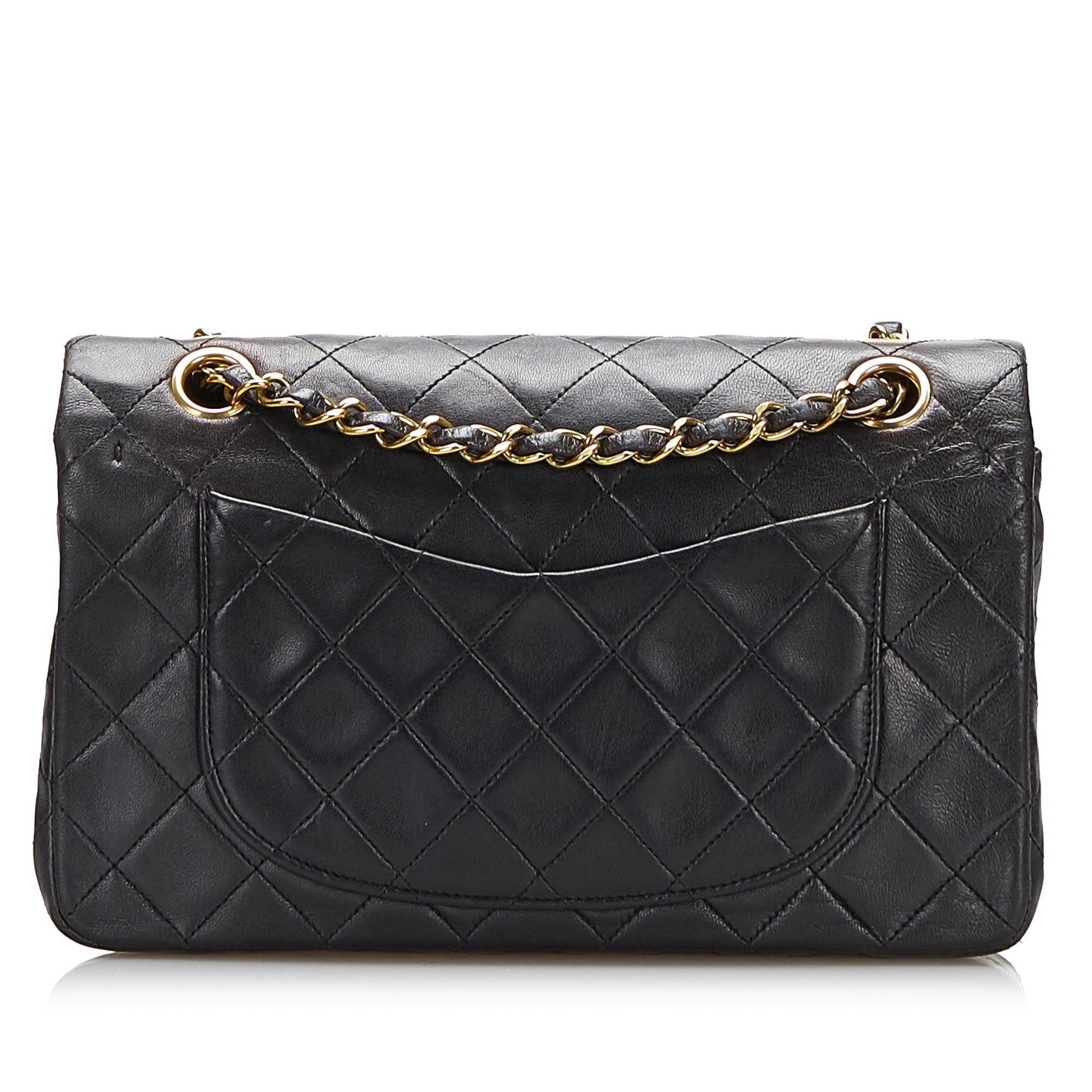 Chanel Classic Lambskin Double Flap SHG-Pp19fK Small Handbag