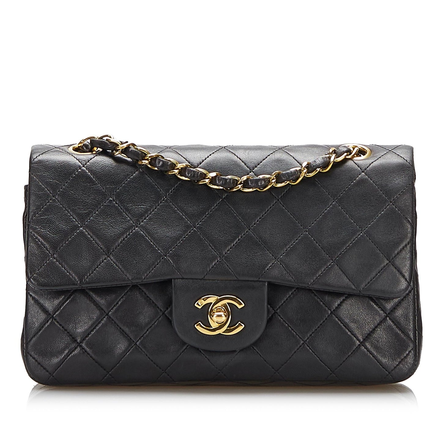 Chanel Classic Lambskin Double Flap SHG-Pp19fK Small Handbag