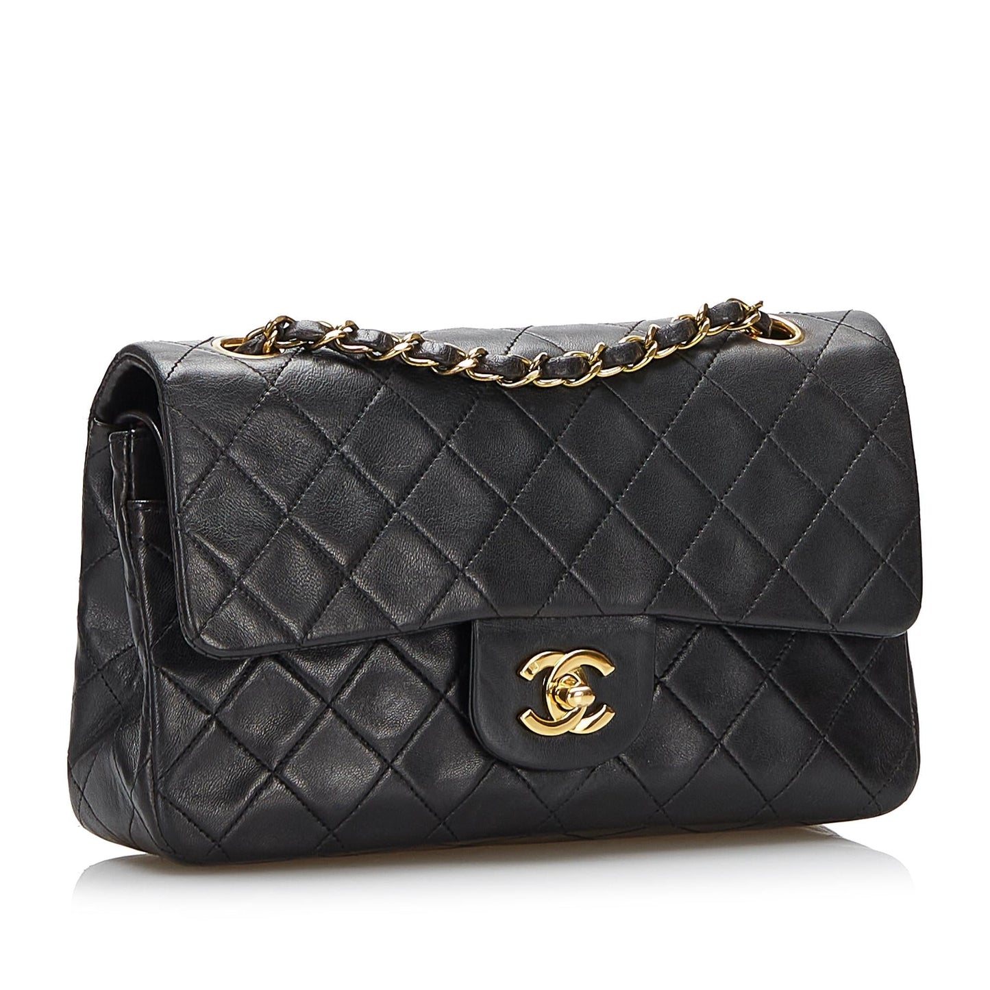 Chanel Classic Lambskin Double Flap SHG-Pp19fK Small Handbag