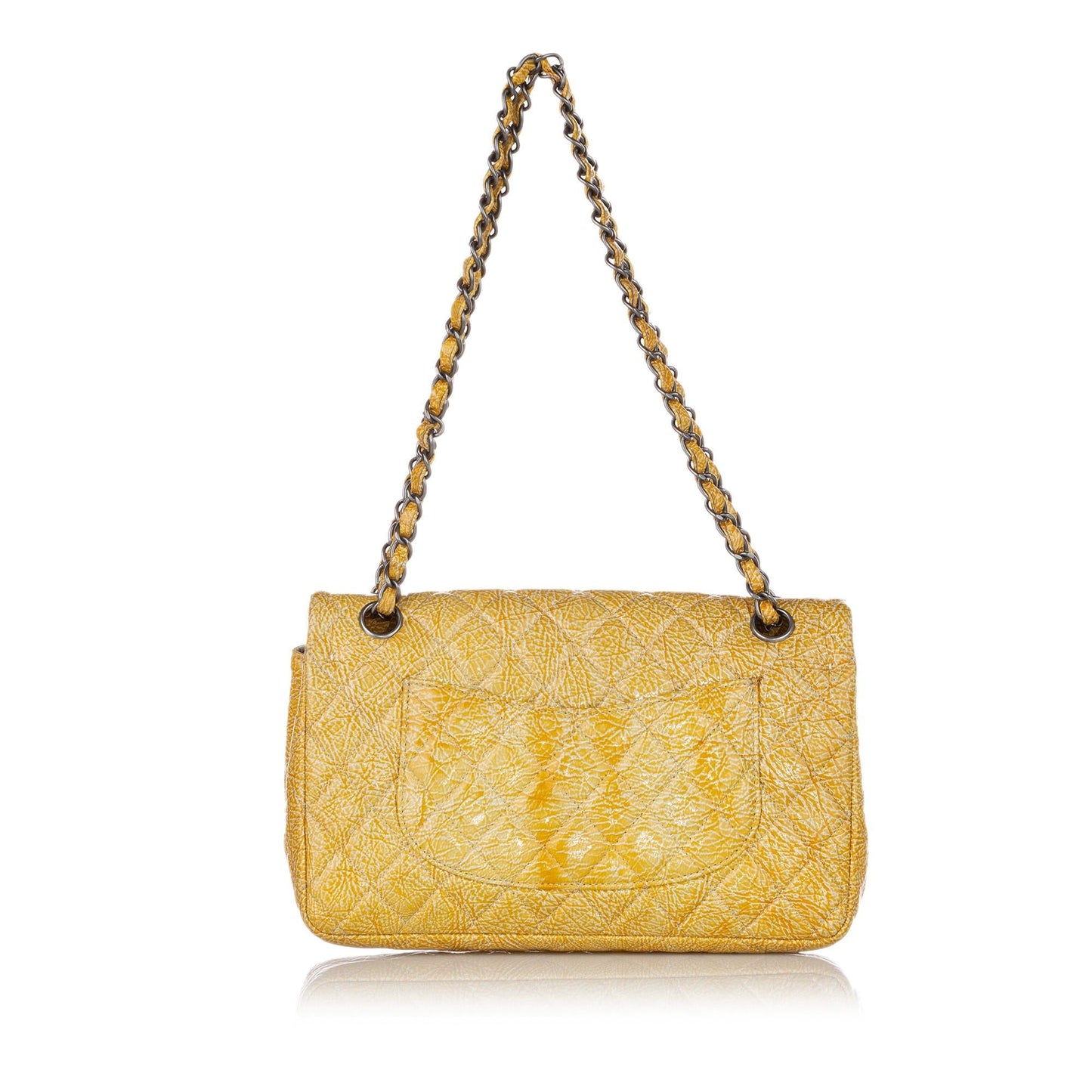 Chanel Classic Lambskin Double Flap SHG Small Leather Shoulder Bag 4