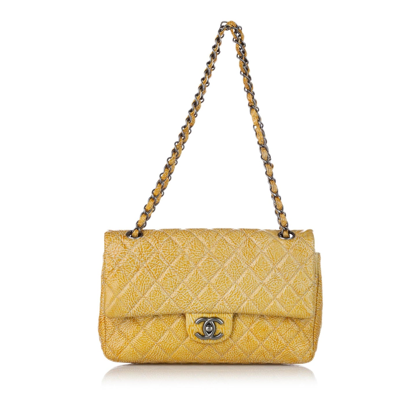 Chanel Classic Lambskin Double Flap SHG Small Leather Shoulder Bag 4