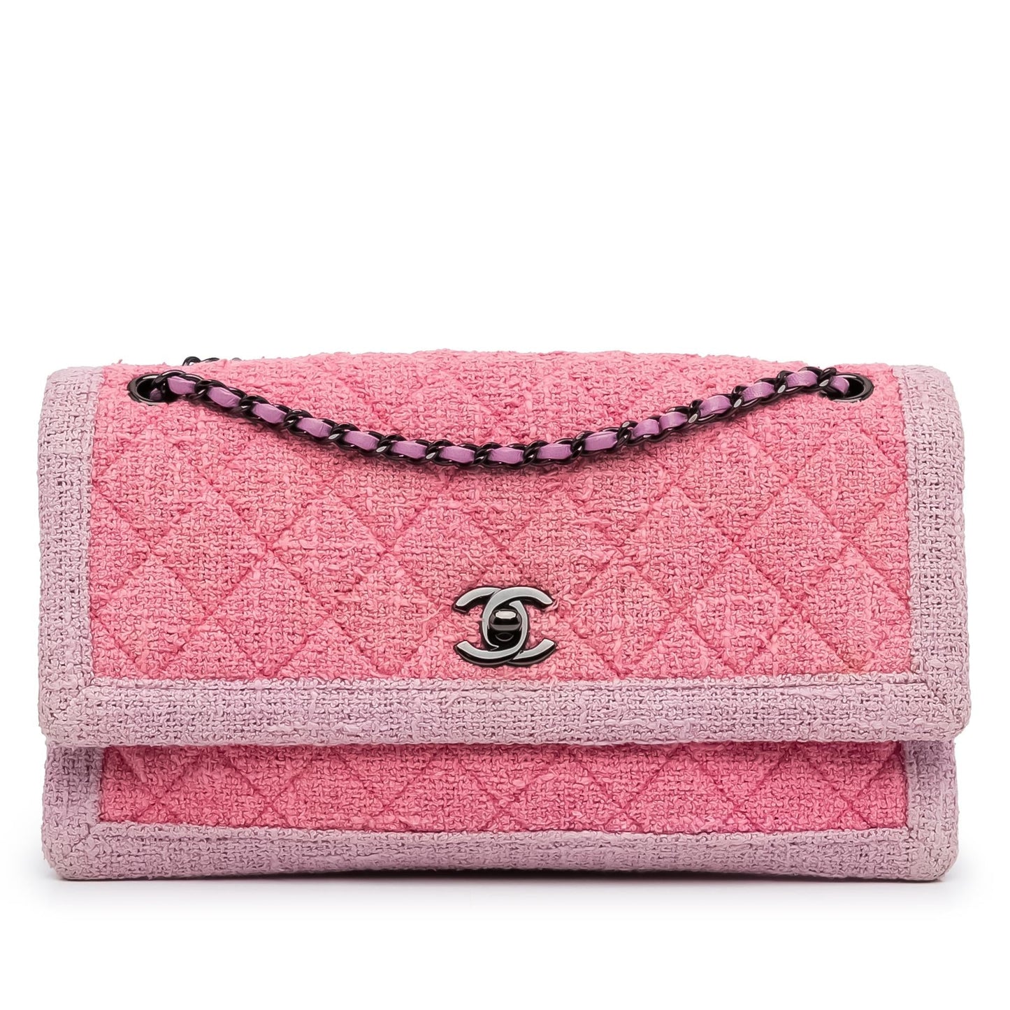 Chanel Classic Tweed Flap SHG-3b04U4 Handbag