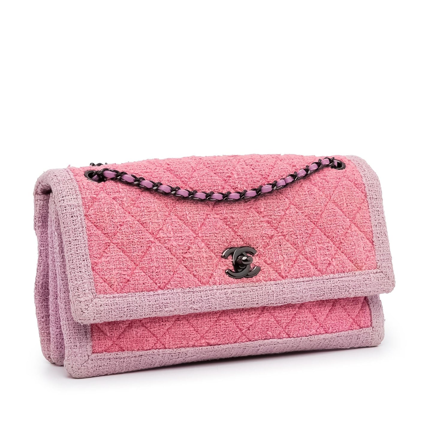 Chanel Classic Tweed Flap SHG-3b04U4 Handbag