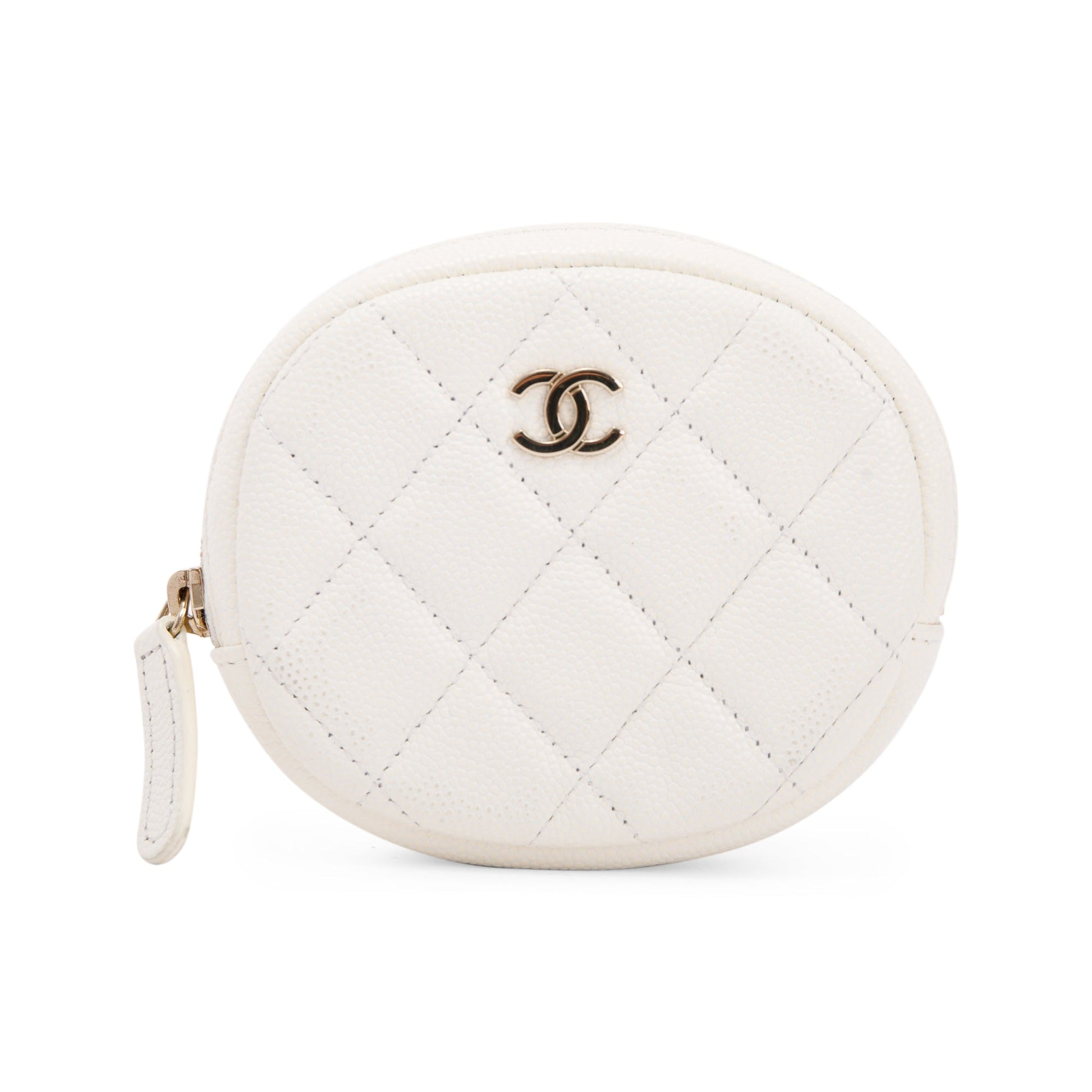 Chanel Classic Zip Around Coin Purse Wallet Case