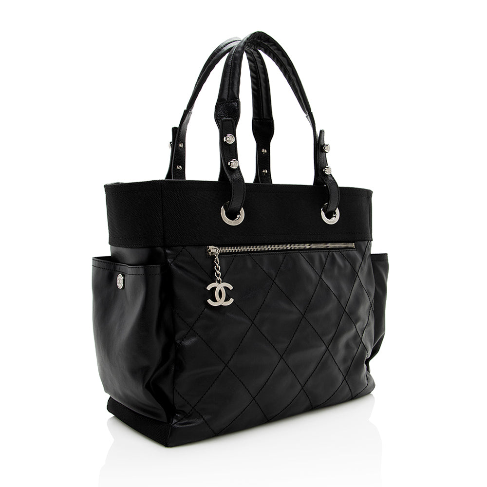 Chanel Coated Paris Biarritz SHF Canvas Coated Canvas Apparel