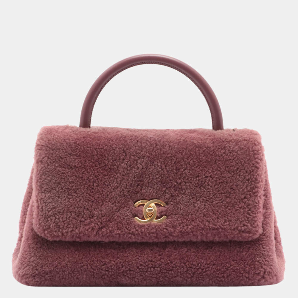 Chanel COCO HANDLE MOUTON 2WAY Handbag
