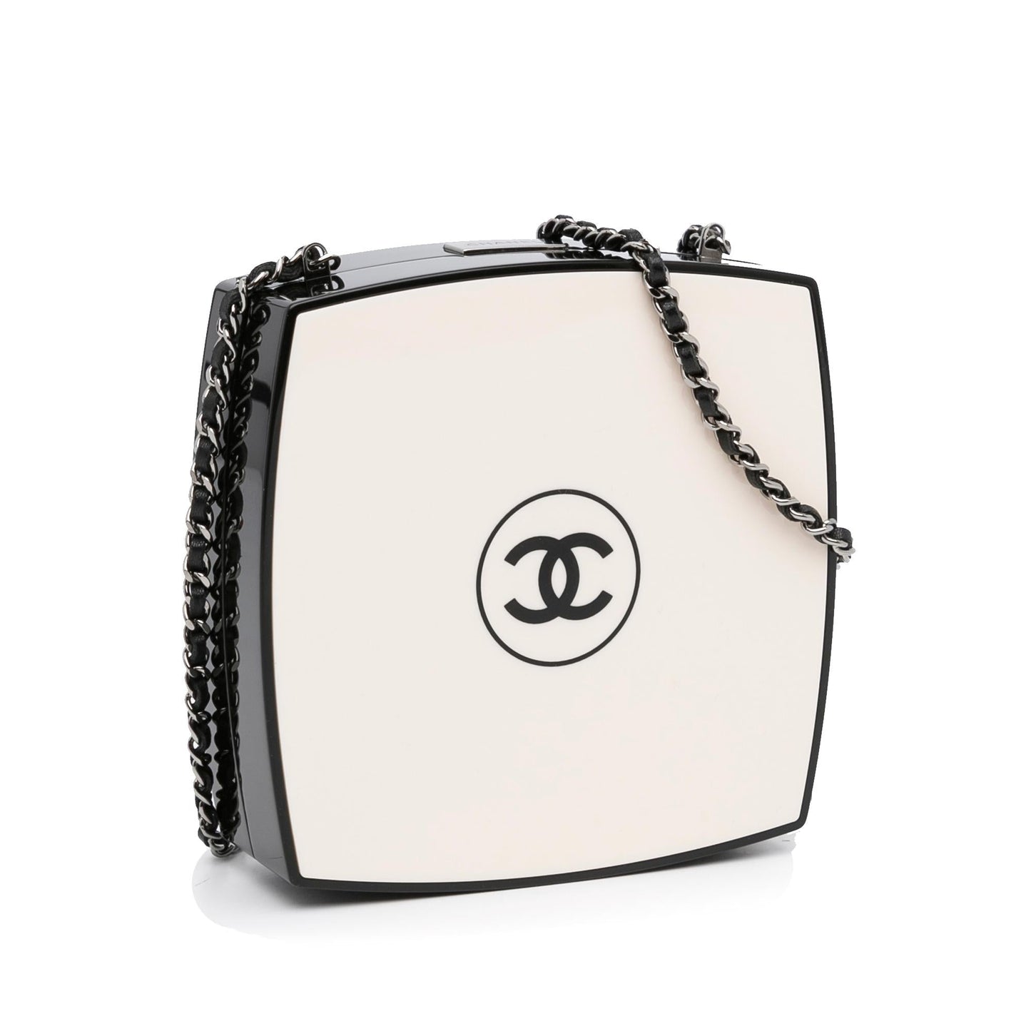 Chanel Compact Powder Minaudiere Plexiglass SHG-Tb88MO Handbag