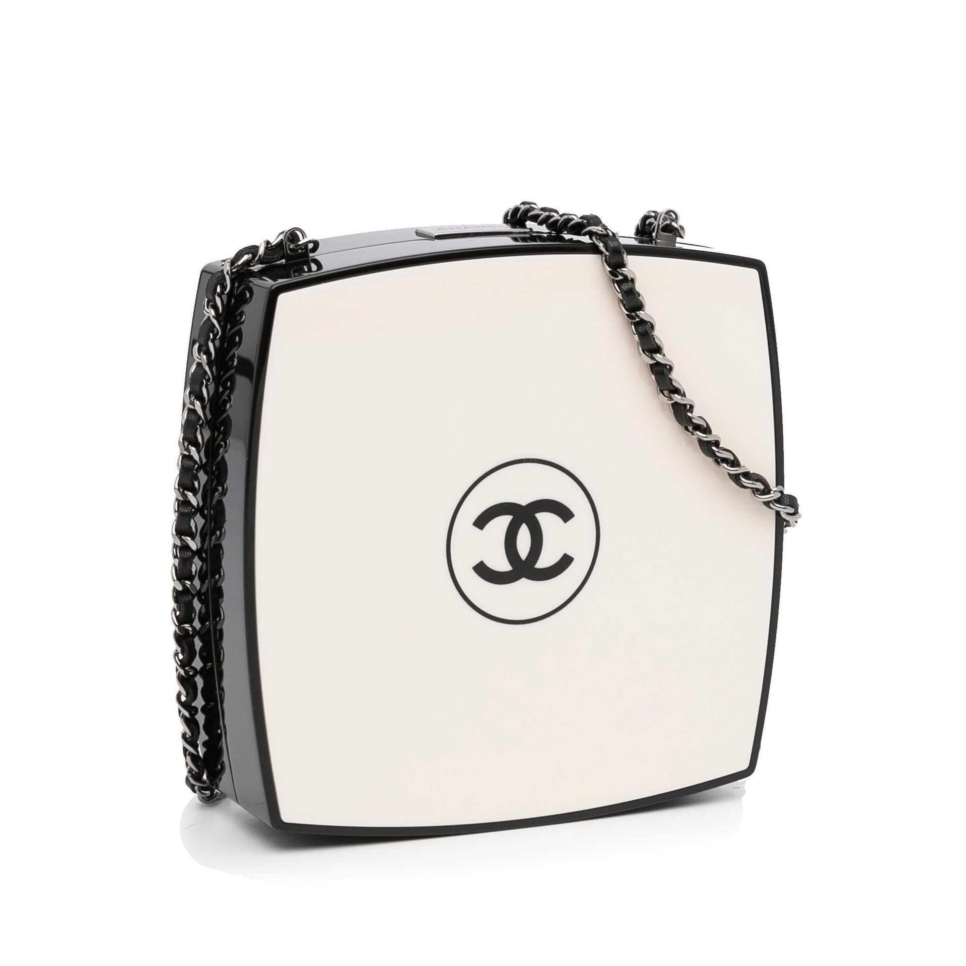 Chanel Compact Powder Minaudiere Plexiglass SHG-Tb88MO Handbag