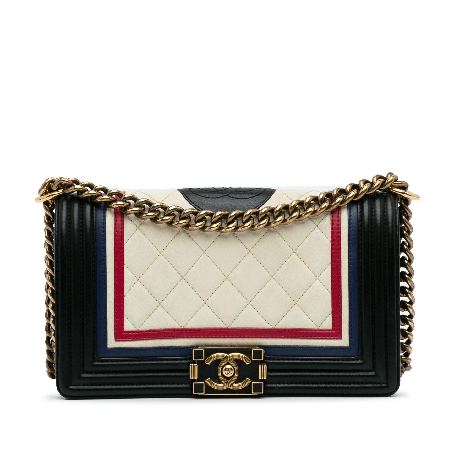Chanel Crest-Embellished Boy Handbag Bag 1