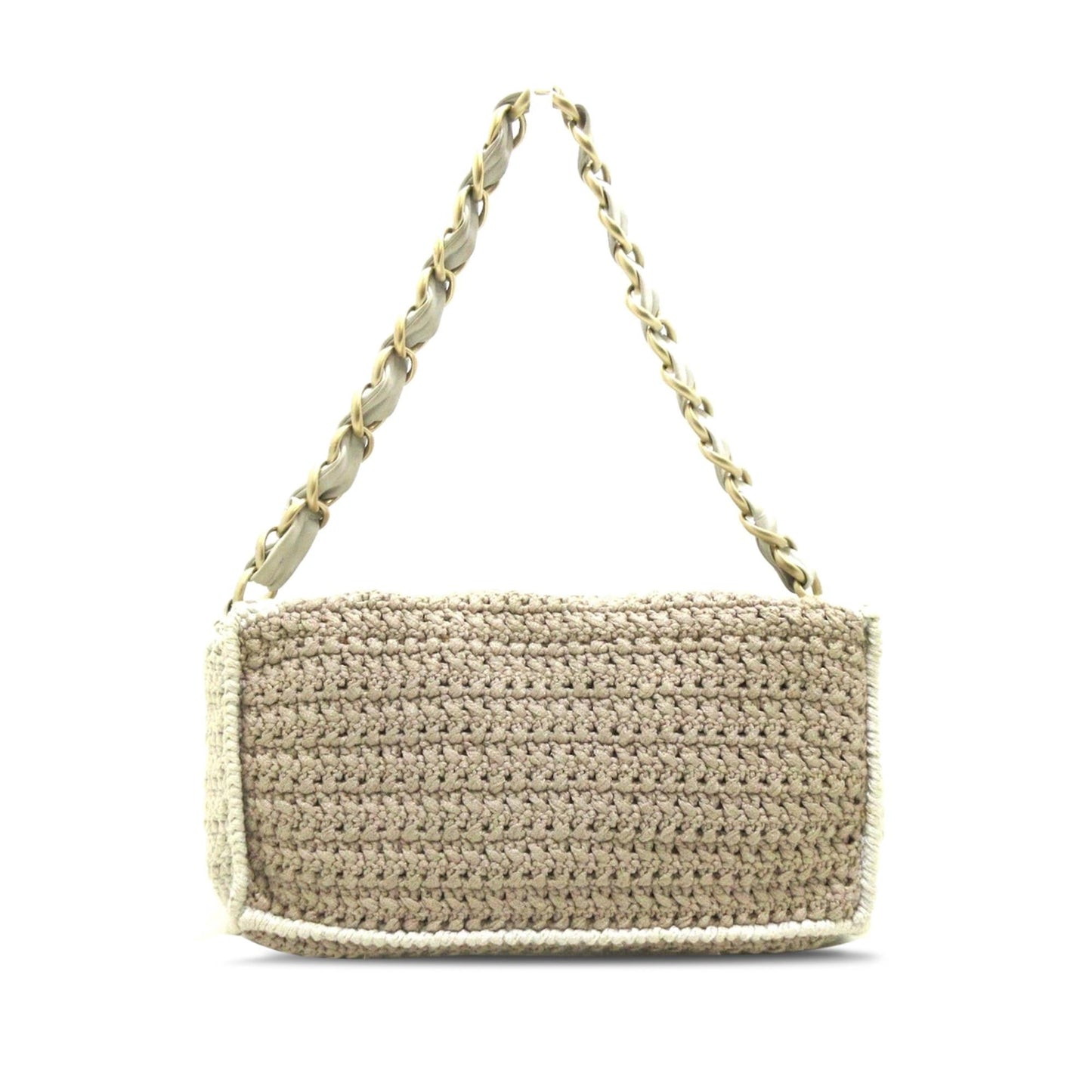 Chanel Crochet Camellia Flap SHG-zv45xL Handbag