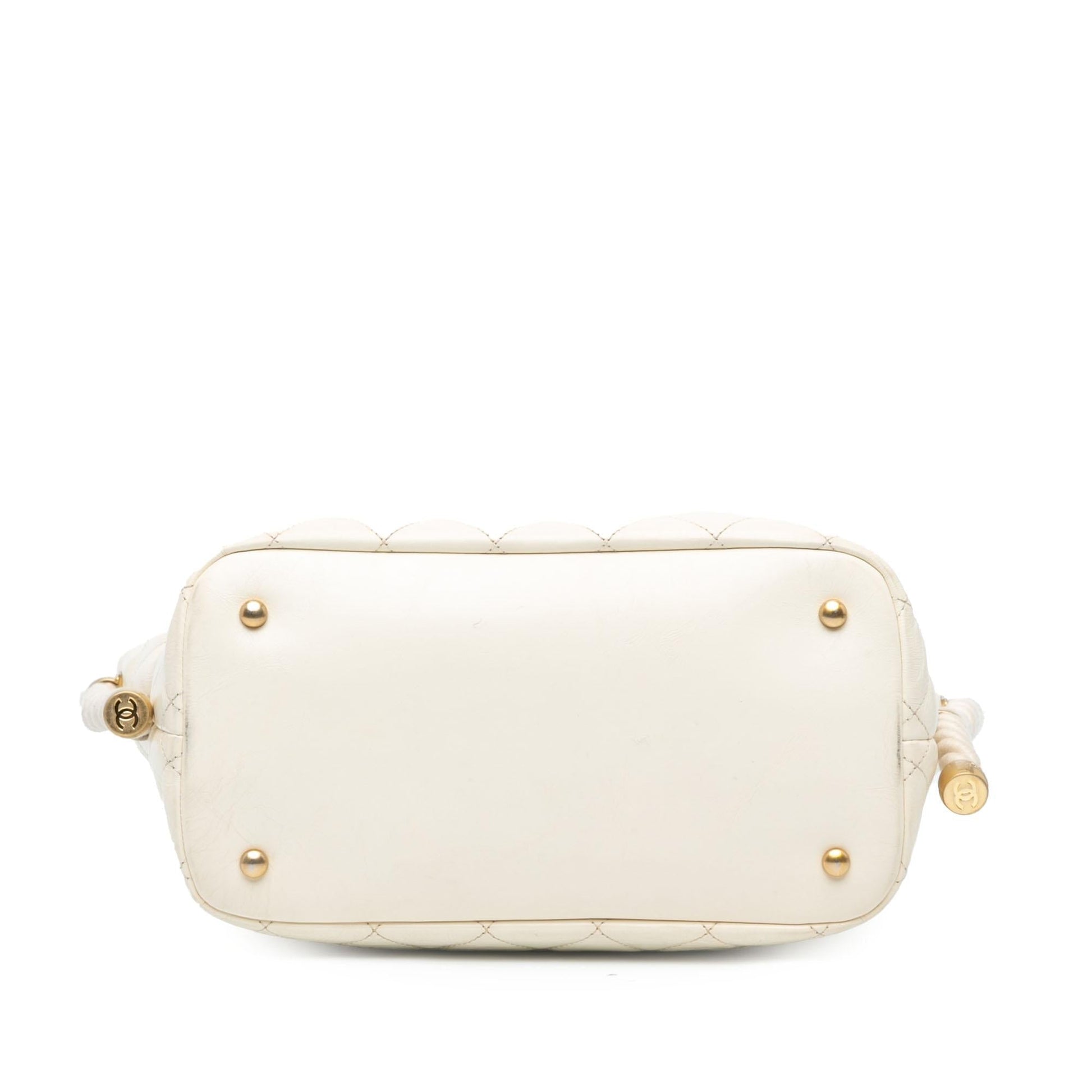 Chanel Crumpled Calfskin En Vogue Rope Satchel Bag