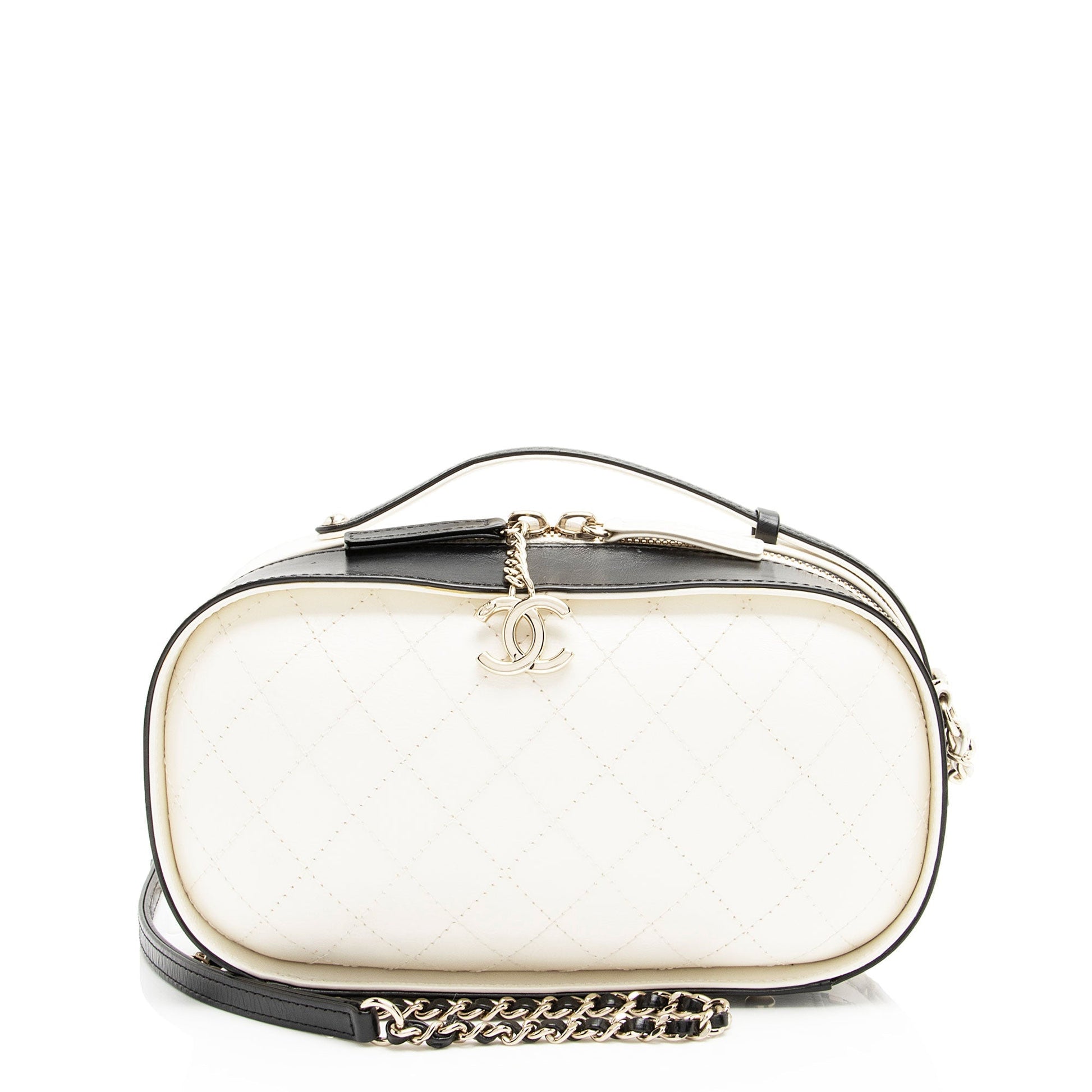 Chanel Crumpled Calfskin Vanity SHF-7tQCRo Shoulder Bag