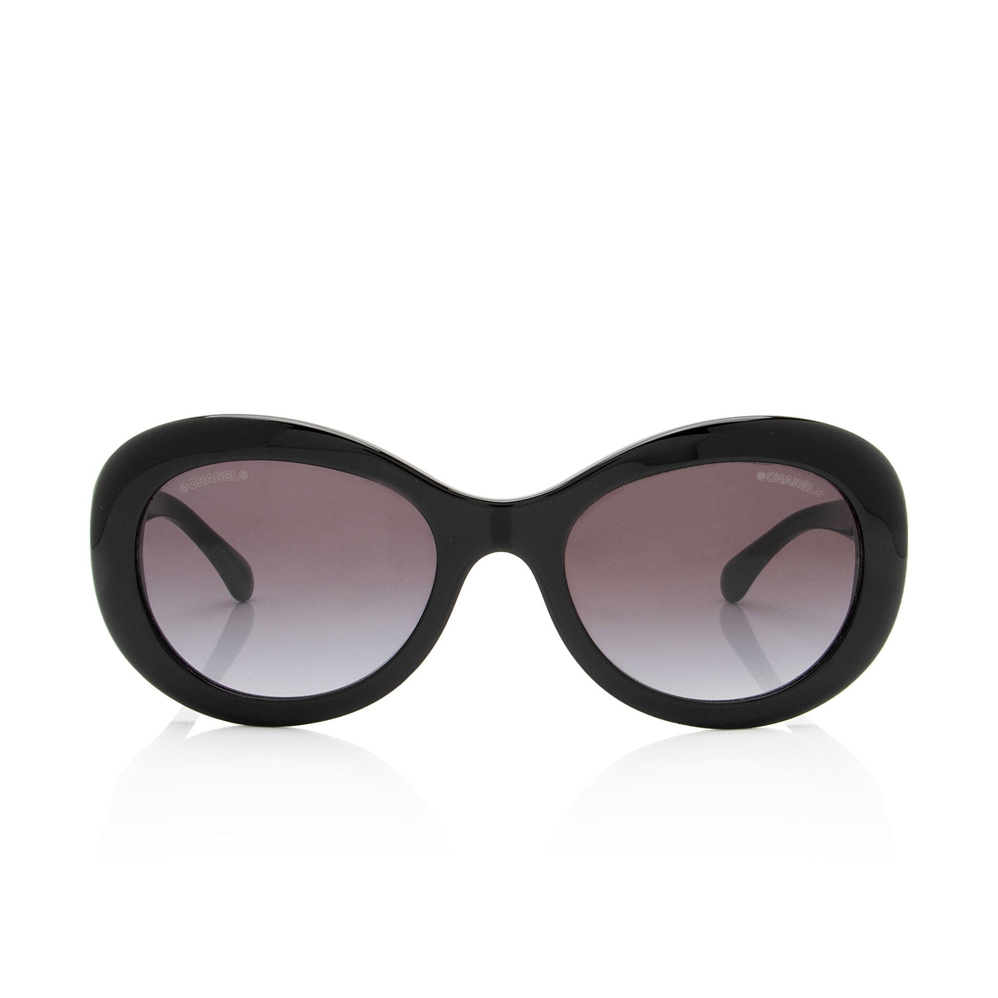 Chanel Crystal Cc Oval Sunglasses (Shf-Oosxqg) Bag
