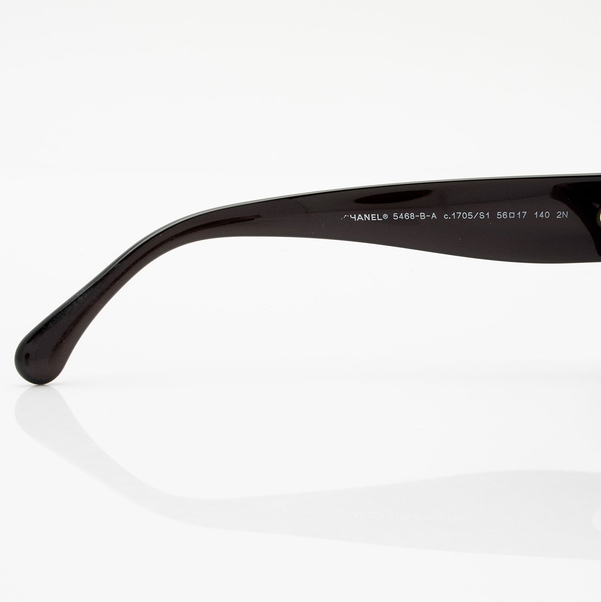 Chanel Crystal Cc Rectangular Sunglasses (Shf-1Worz1) Bag