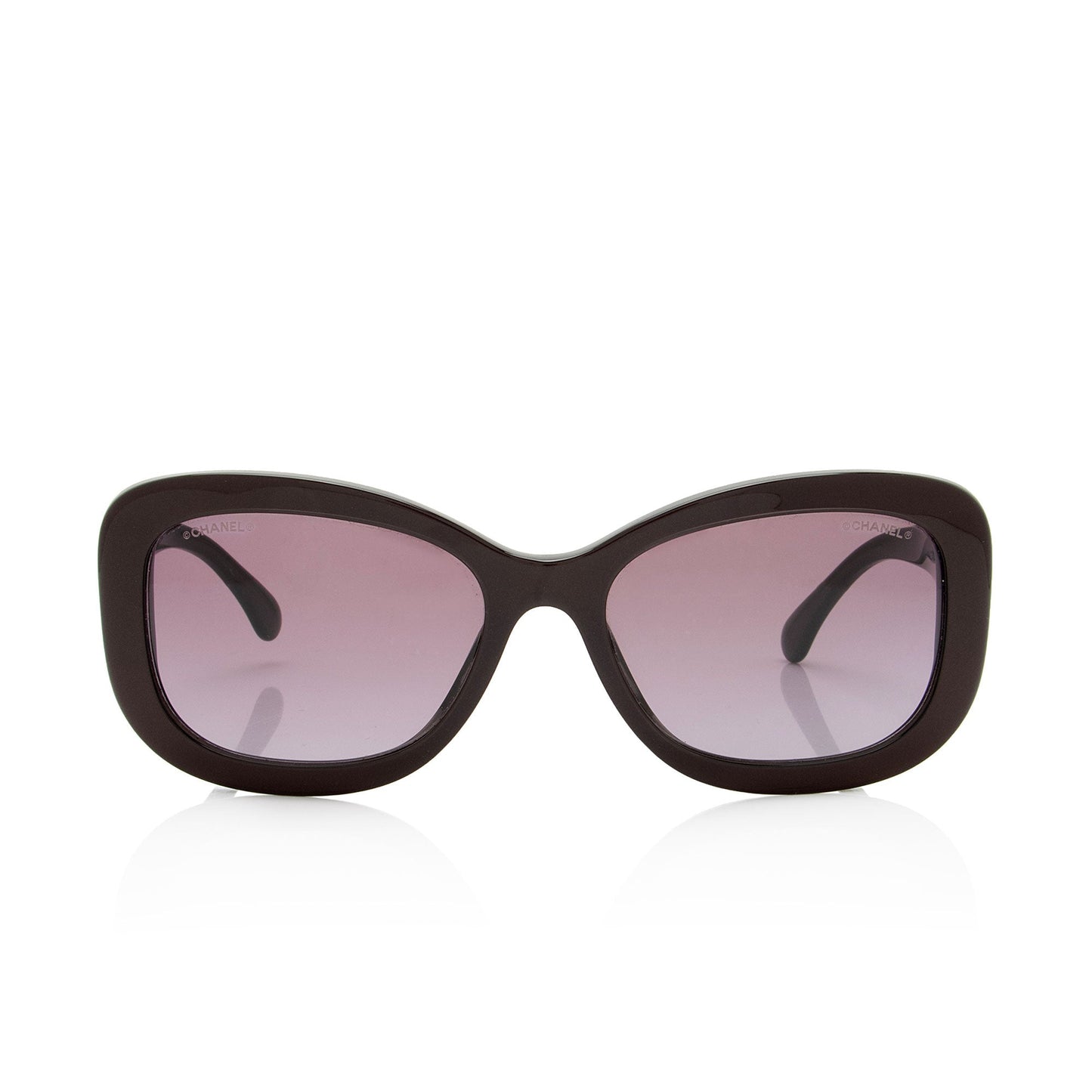 Chanel Crystal Cc Rectangular Sunglasses (Shf-1Worz1) Bag