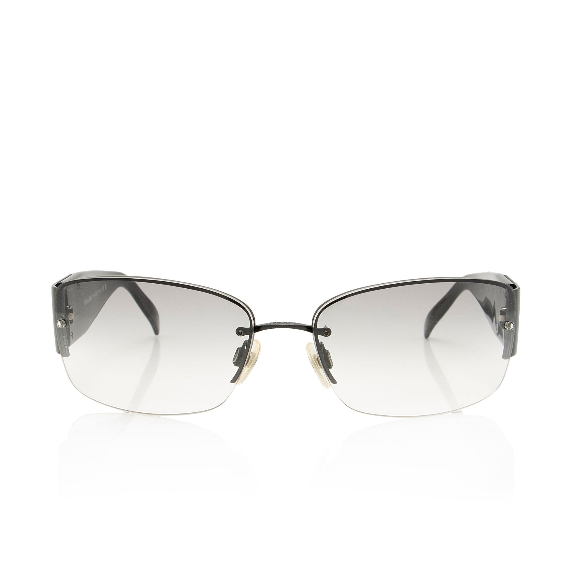 Chanel Crystal Cc Rimless Sunglasses (Shf-Ld0I8O) Bag