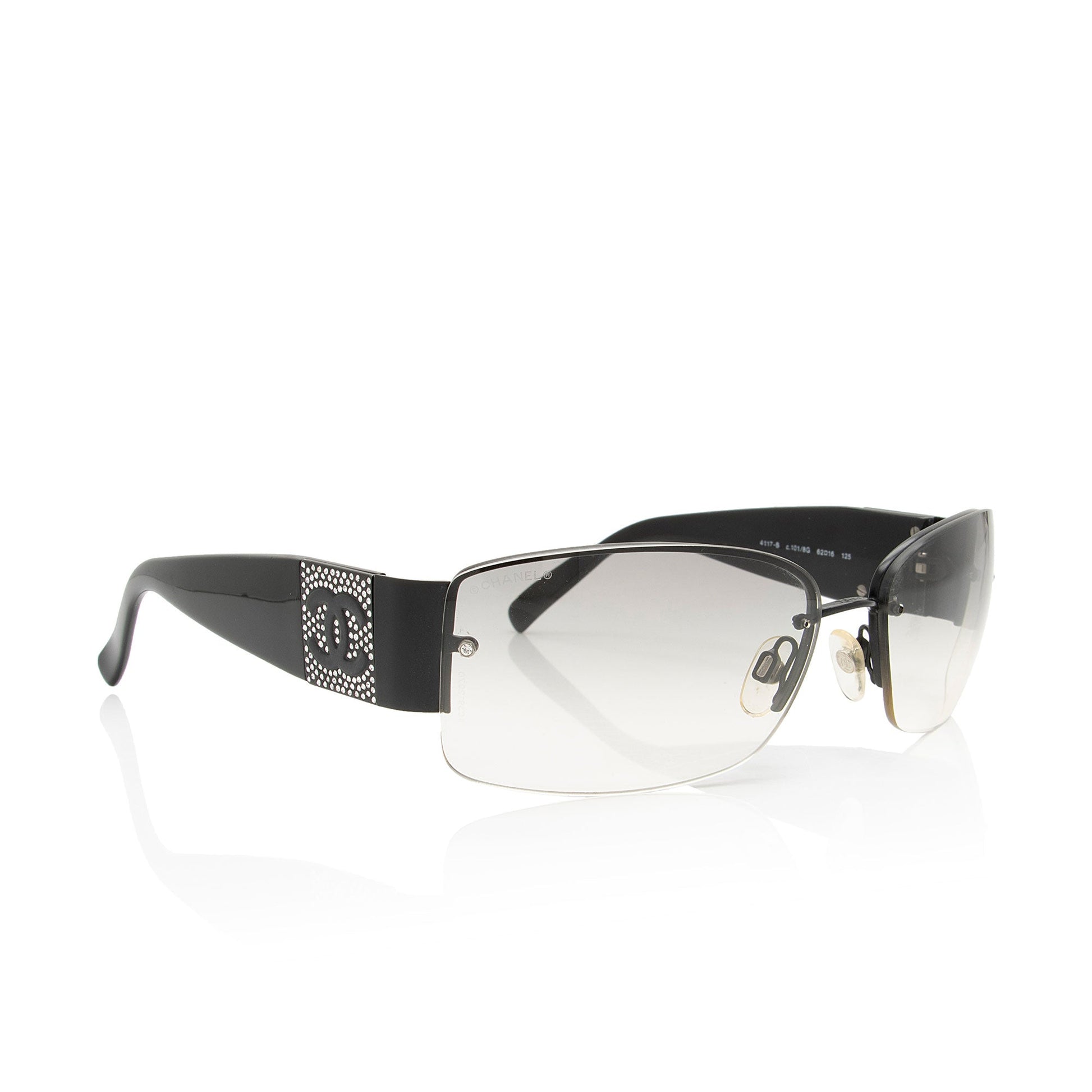Chanel Crystal Cc Rimless Sunglasses (Shf-Ld0I8O) Bag
