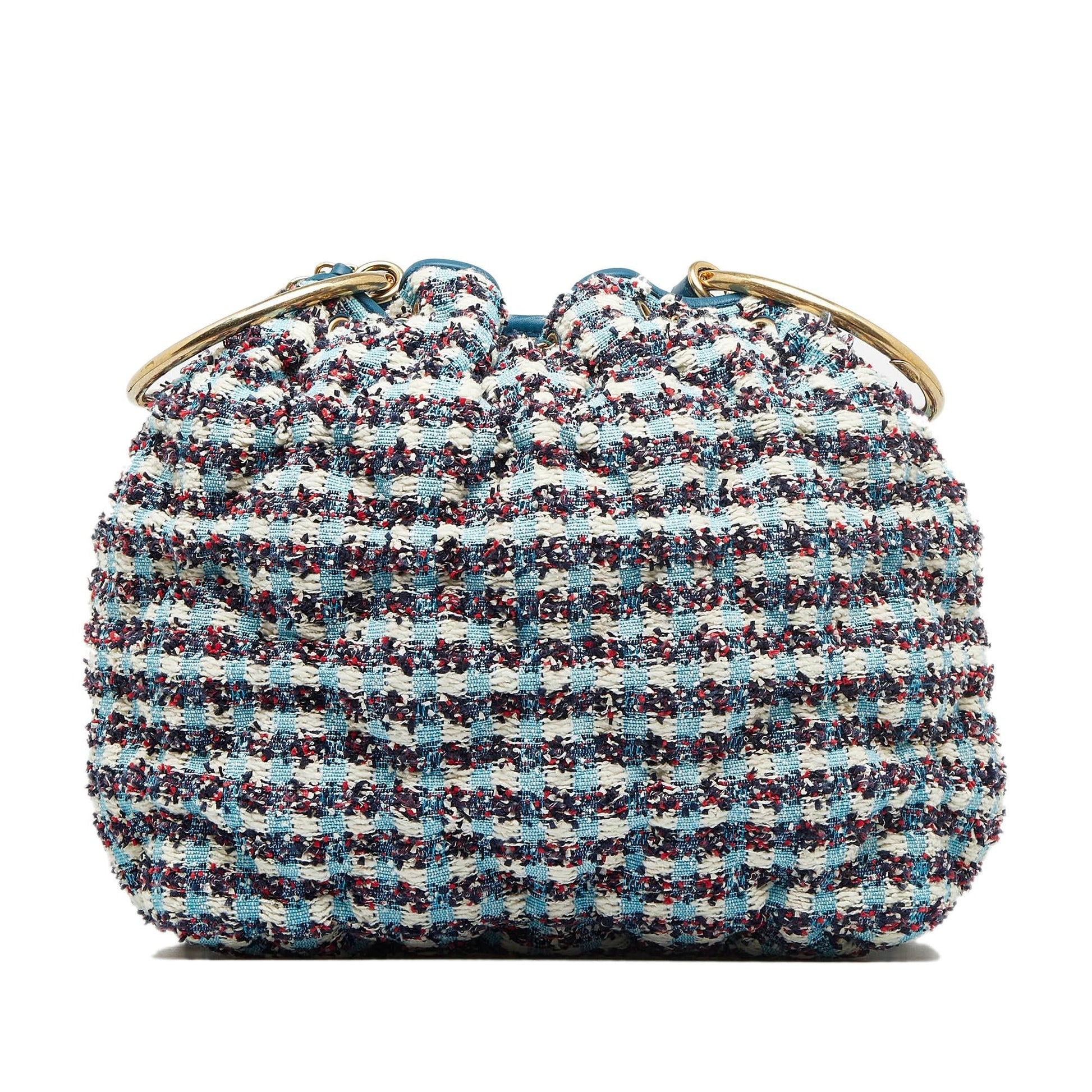 Chanel Cuba Chesterfield Tweed Drawstring Bucket SHG-cXRn1b Jewelry