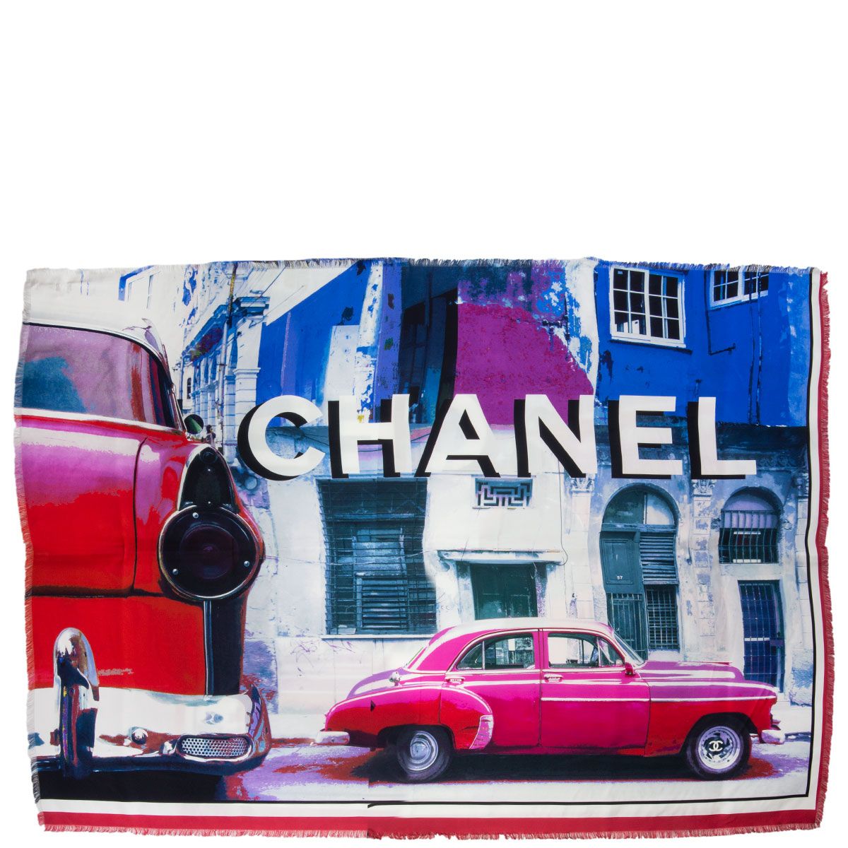 Chanel Cuba Collection Limited Edition Silk Shawl Bag