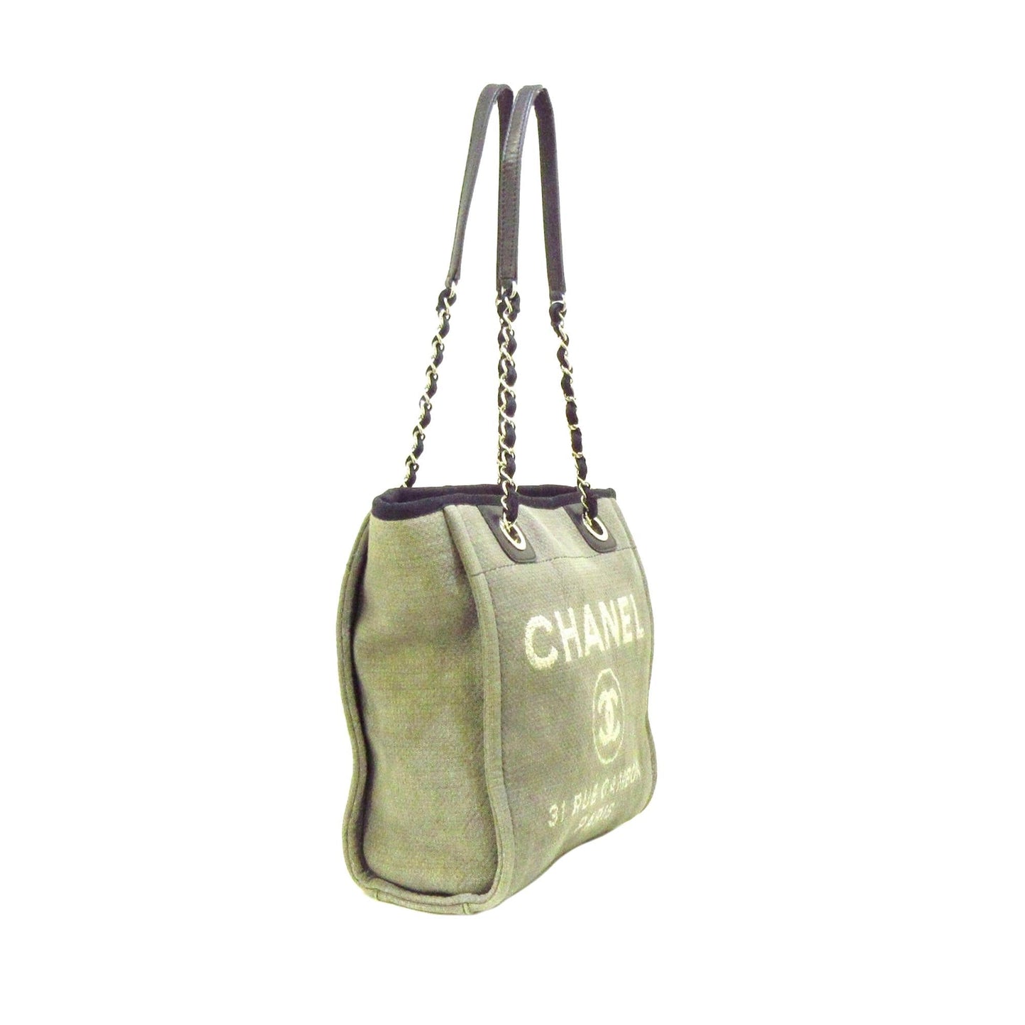 Chanel Deauville SHG Canvas Tote Bag