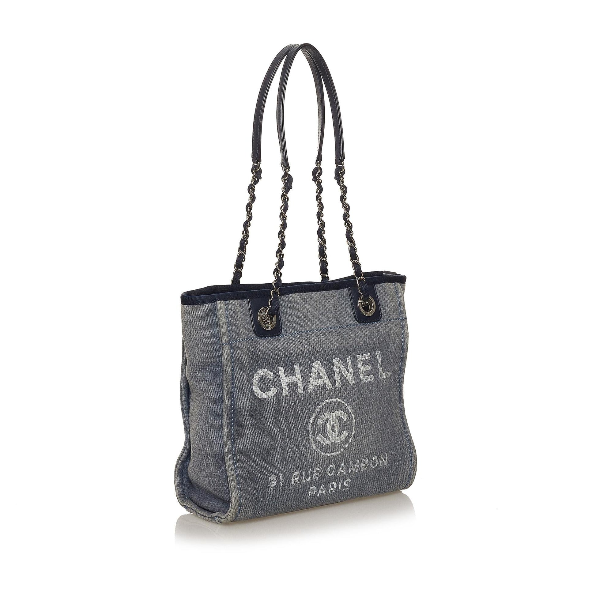 Chanel Deauville SHG Canvas Tote Bag Bag Shg