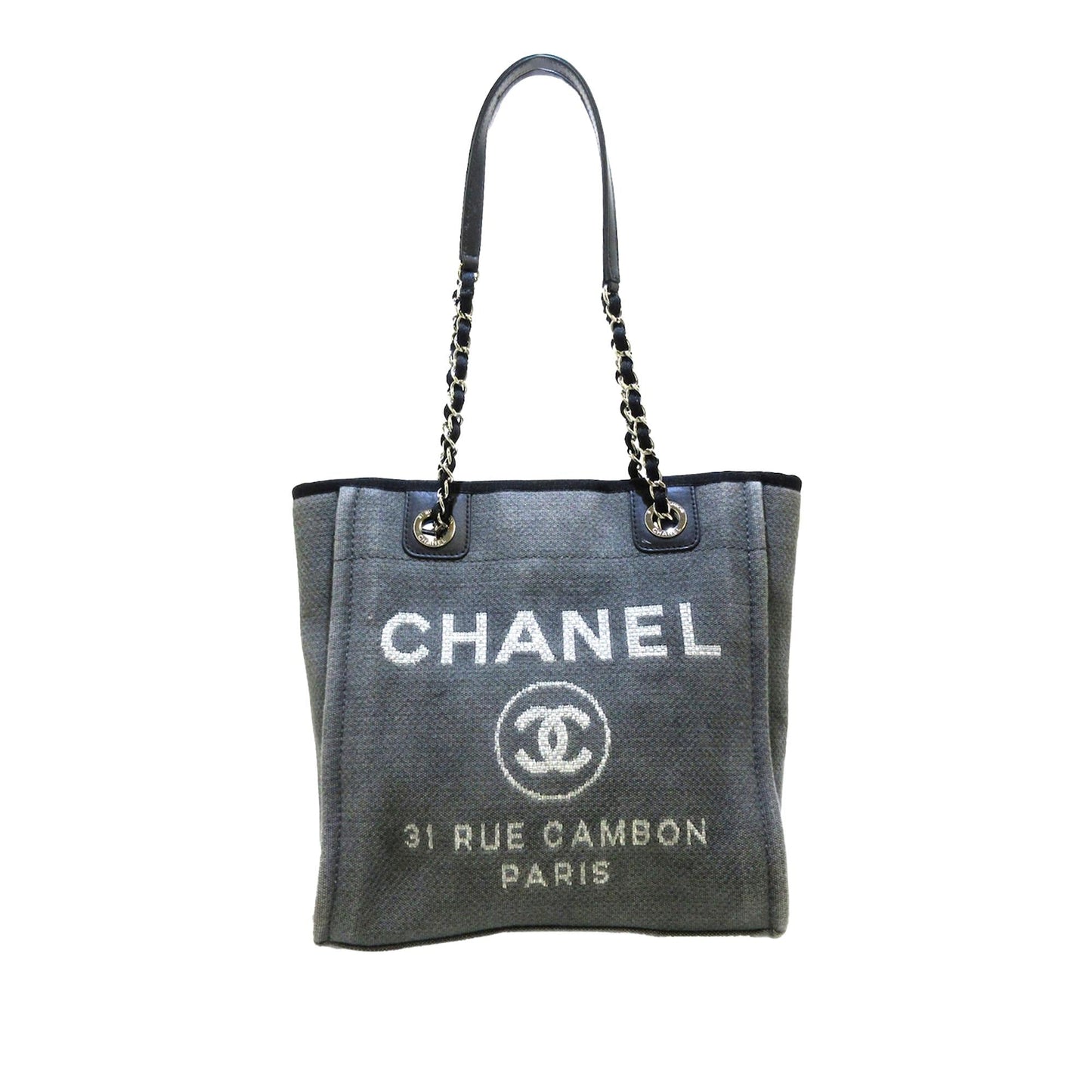 Chanel Deauville SHG Canvas Tote Bag 3